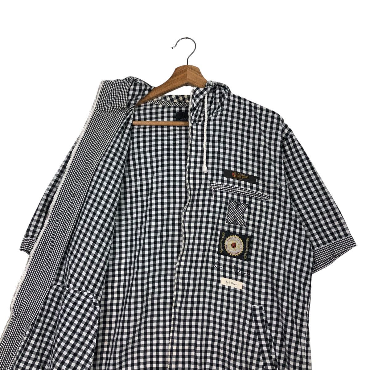 Japanese Brand 📌Vintage Karl Helmut Short Sleeve Hoodie Biker Jacket Size US L / EU 52-54 / 3 - 14 Thumbnail