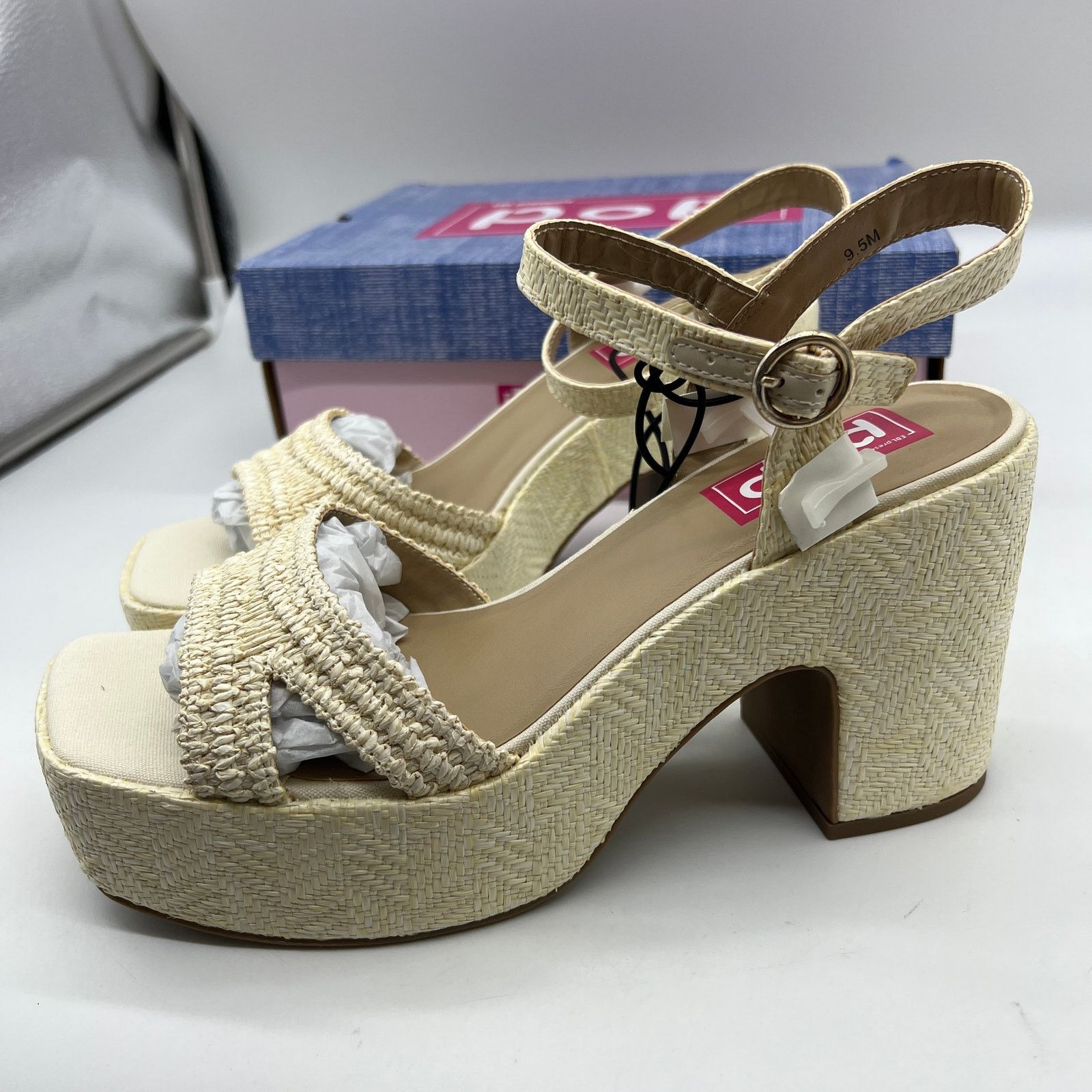 Other Pop Womens Applaud Heeled Sandals Natural Size US 9.5 / IT 39.5 - 5 Thumbnail