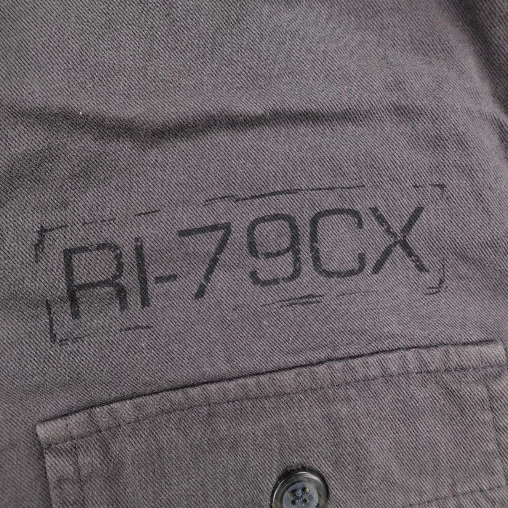 Rails Rails Shirt Men Large Gray Twill Button-Up Long Sleeve Work Utility Made In USA Men’s Regular Fit with Pockets Size US L / EU 52-54 / 3 - 3 Thumbnail