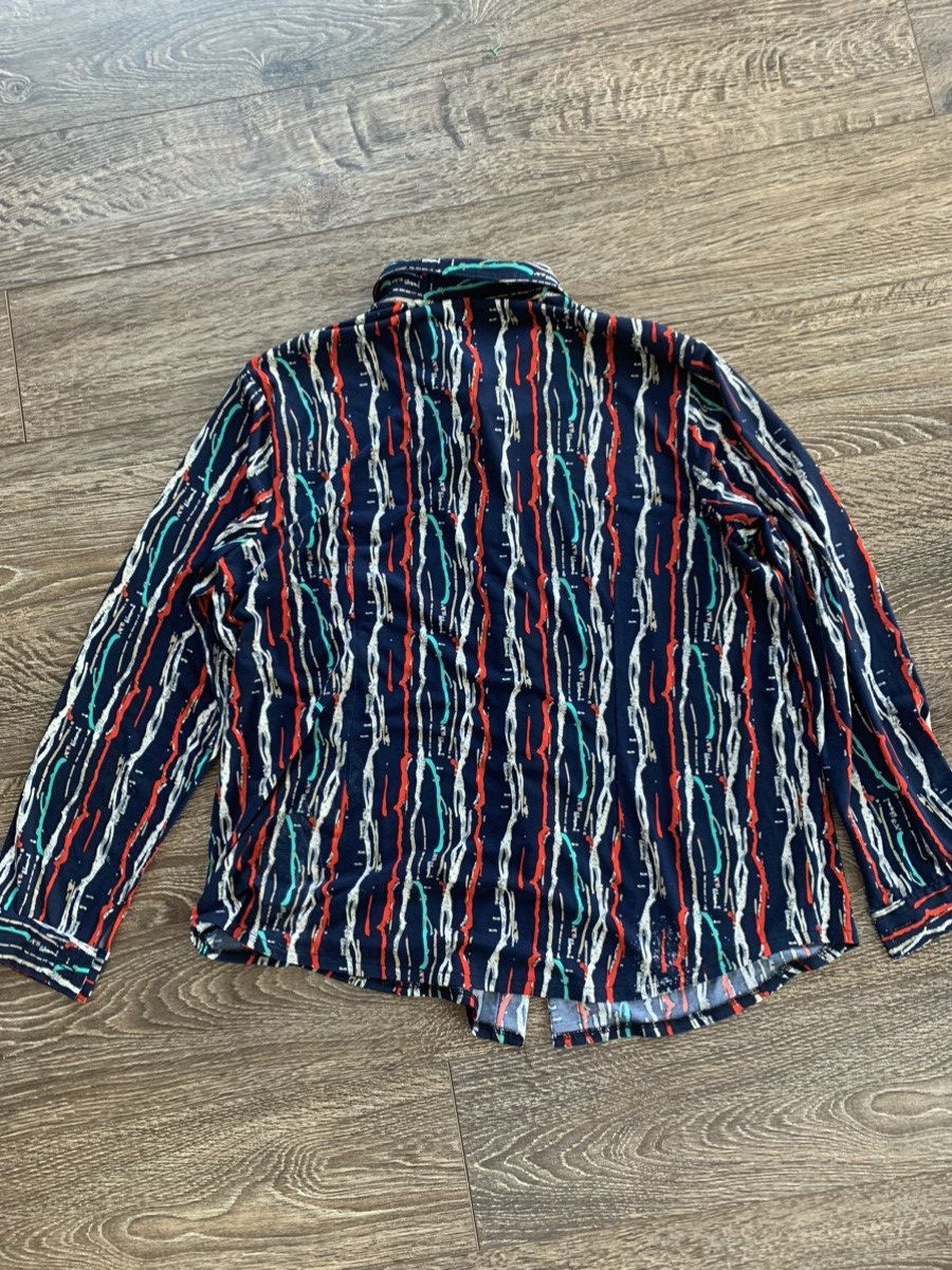 Designer Multicolored Custom Made Long Sleeve Shirt Size US S / EU 44-46 / 1 - 3 Thumbnail