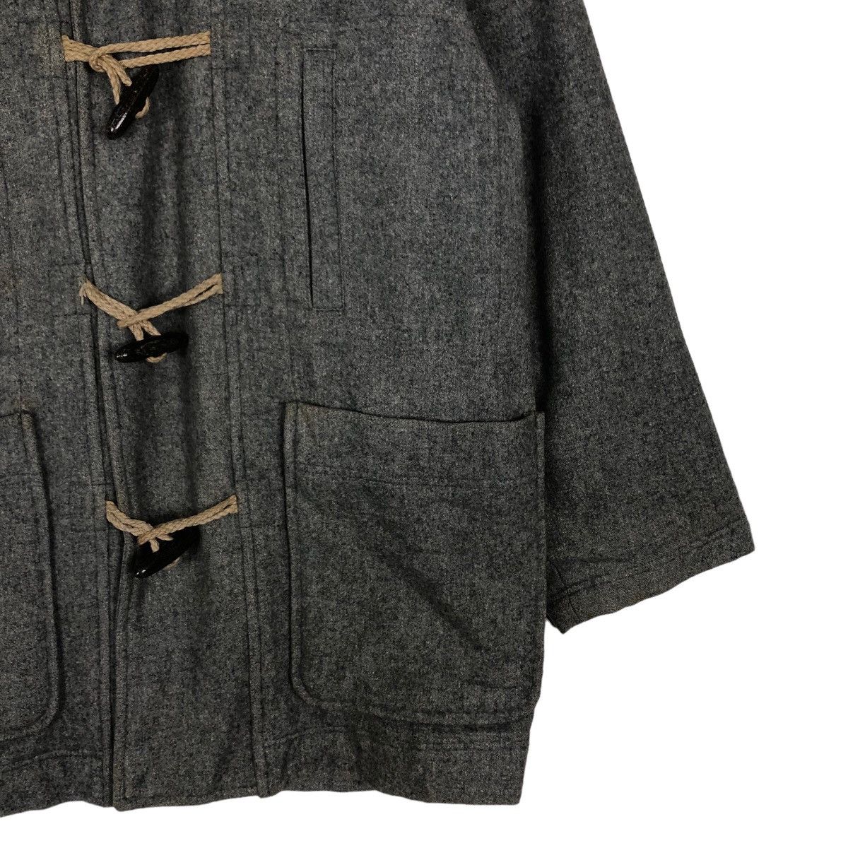 Japanese Brand 🔥Vintage Wool Chore Jacket Off Road Japan Made Wood Button Size US M / EU 48-50 / 2 - 5 Thumbnail