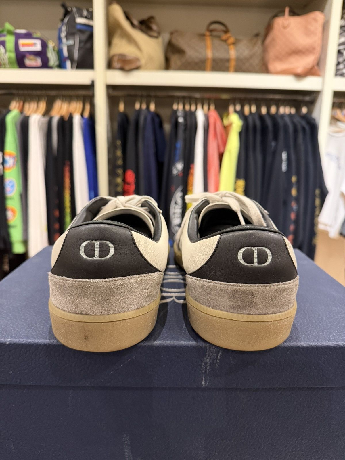 Dior Dior B01 Matchpoint Sneakers - White/Black Size US 12 / EU 45 - 3 Thumbnail