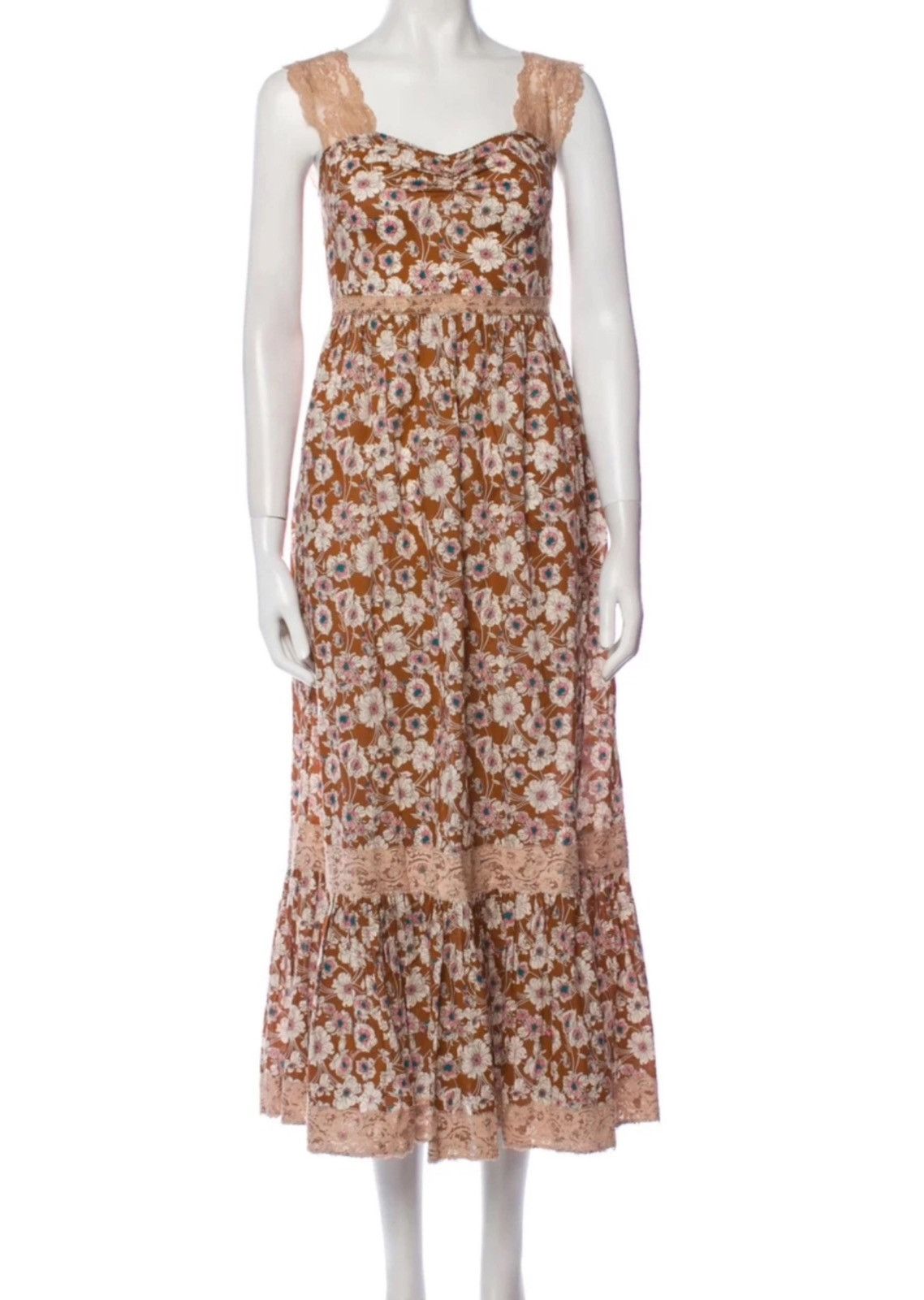 Gucci GUCCI Silk maxi dress Size S / US 4 / IT 40 - 6 Thumbnail