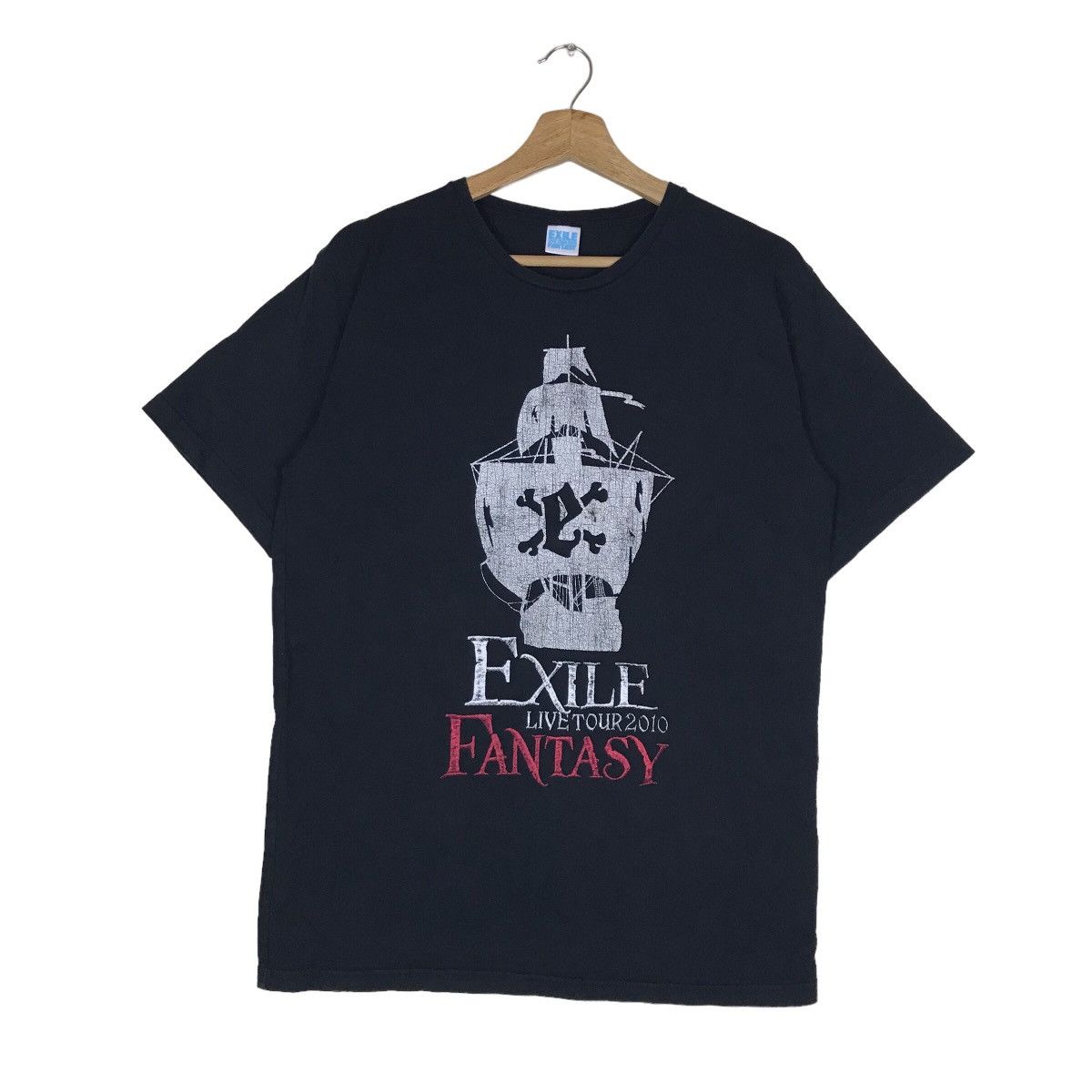 Vintage Vintage Exile Fantasy Japanese Band Tee Tour Shirt Size US L / EU 52-54 / 3 - 1 Thumbnail
