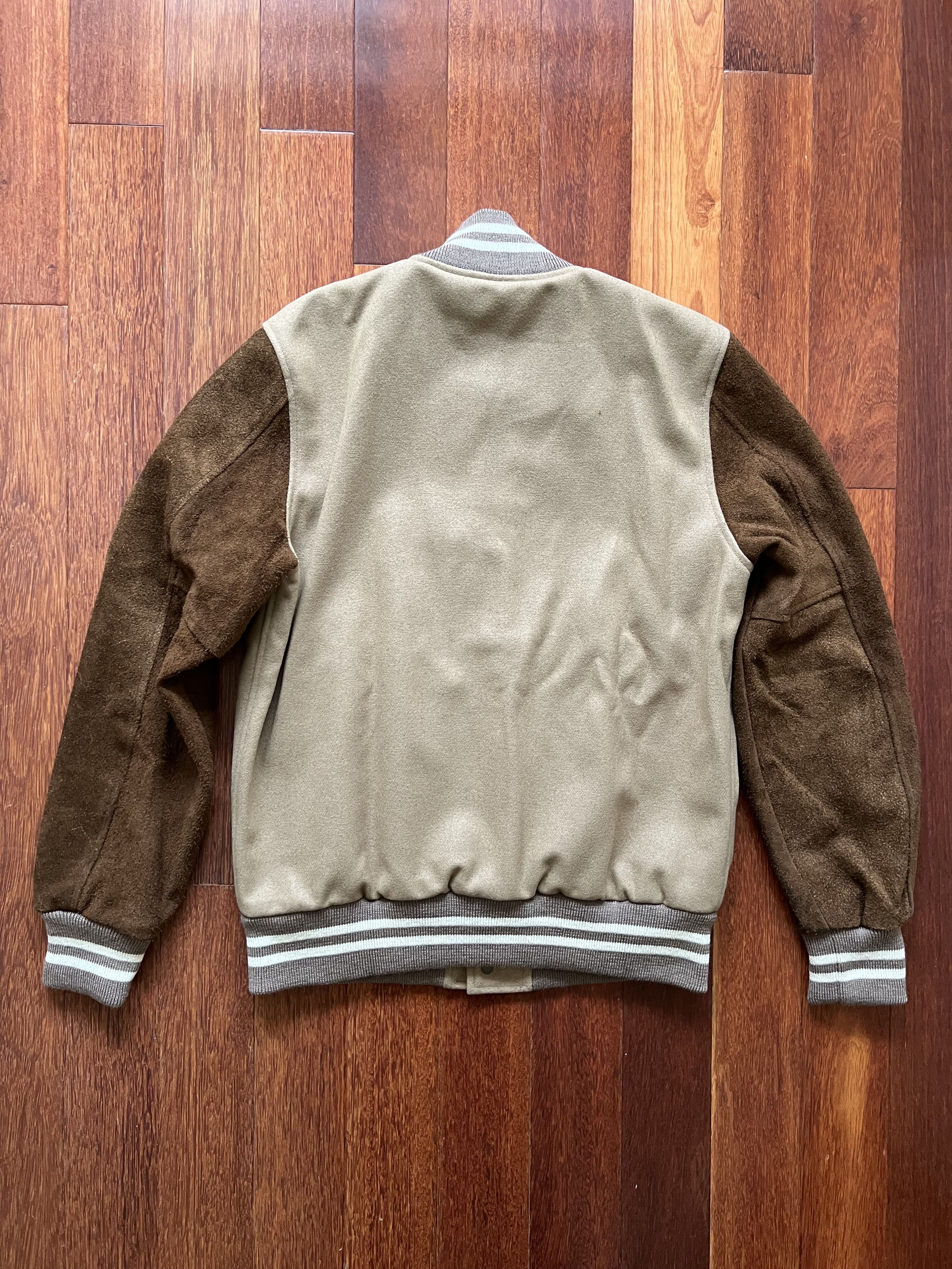 Dehen 1920 💚 Dehen 1920 x Blue Owl Varsity Jacket in Camel NEW Size US M / EU 48-50 / 2 - 8 Thumbnail