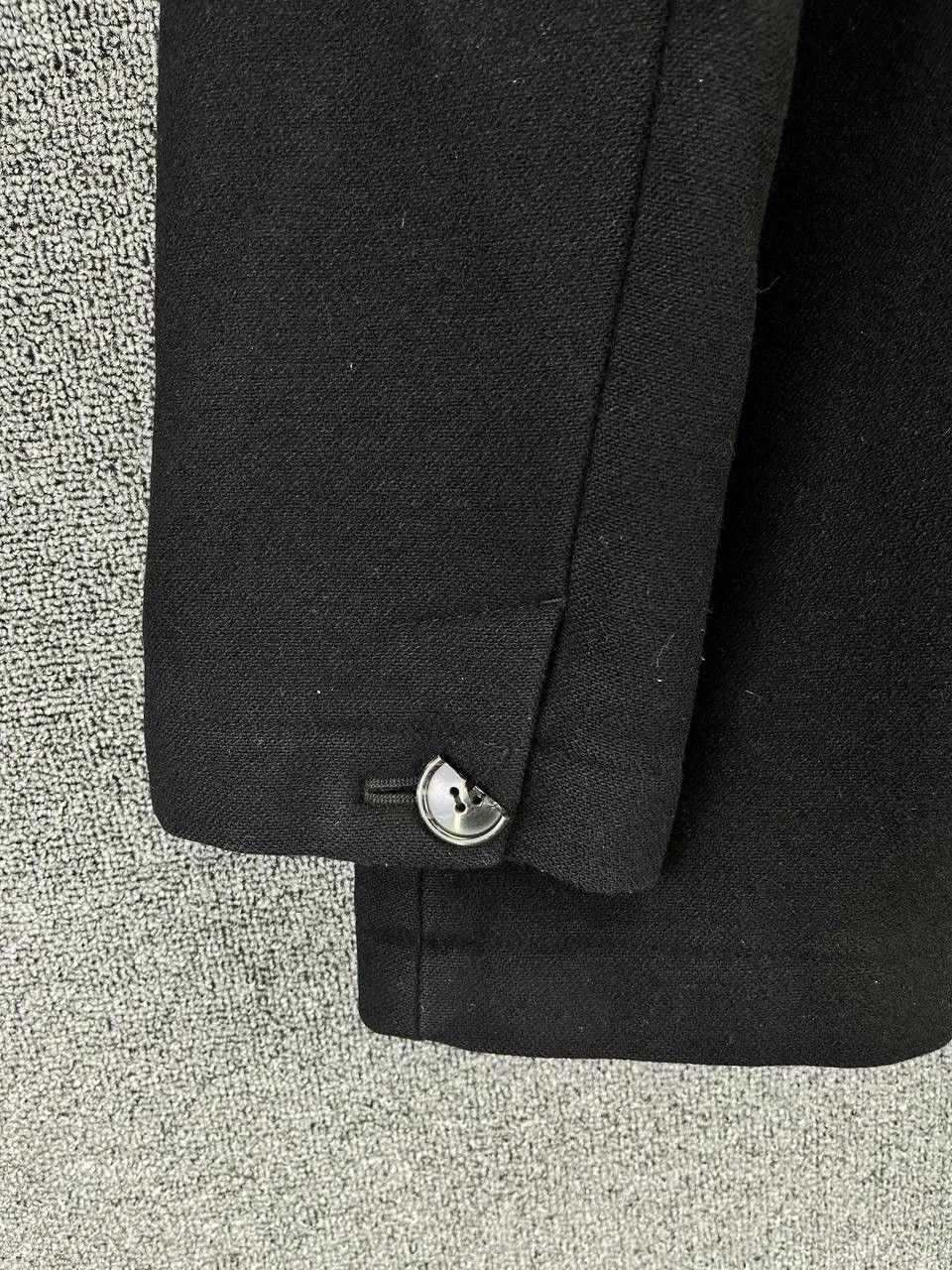 Issey Miyake Vintage Issey Miyake Zucca Trashed Black Wool Jacket Size L / US 10 / IT 46 - 14 Thumbnail