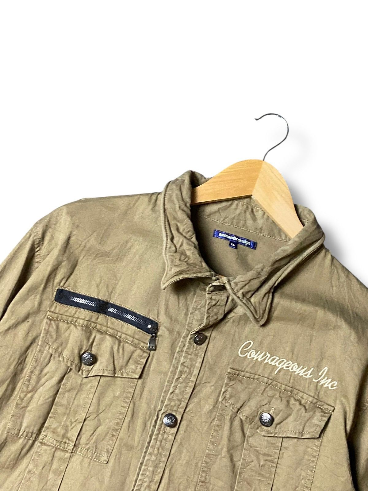 Japanese Brand × Vintage × semanticdesign SemanticDesign Japanese Brand Double Pocket Jacket (126) Size US L / EU 52-54 / 3 - 6 Thumbnail