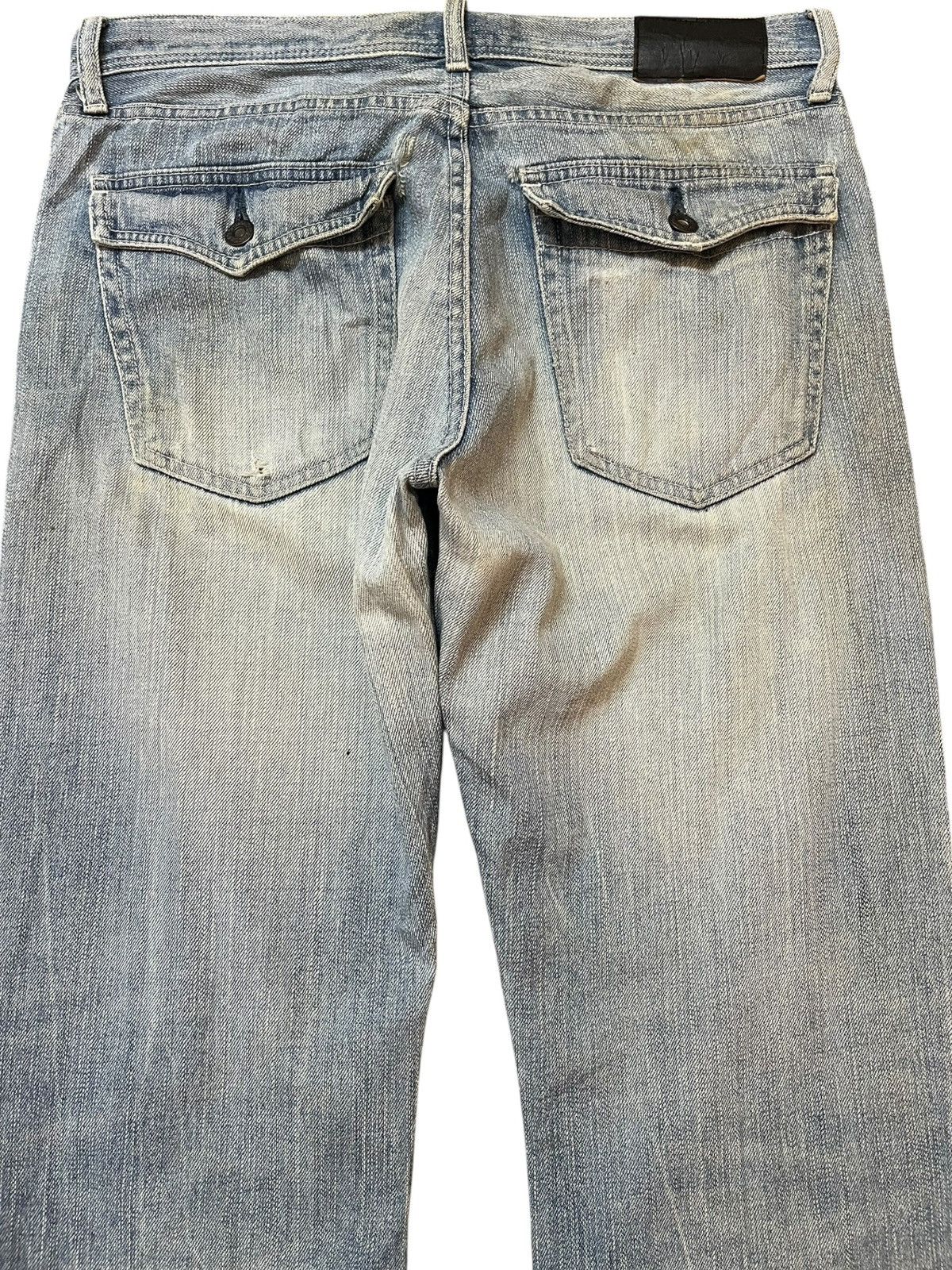 Uniqlo Vintagw Uniqlo Slim Fit Shoe Cut Faded Denim Size US 32 / EU 48 - 7 Thumbnail