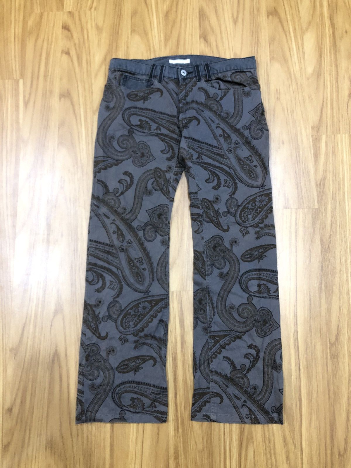 Japanese Brand Kei Hayama Plus Japanese Paisley Pant Size US 30 / EU 46 - 3 Thumbnail