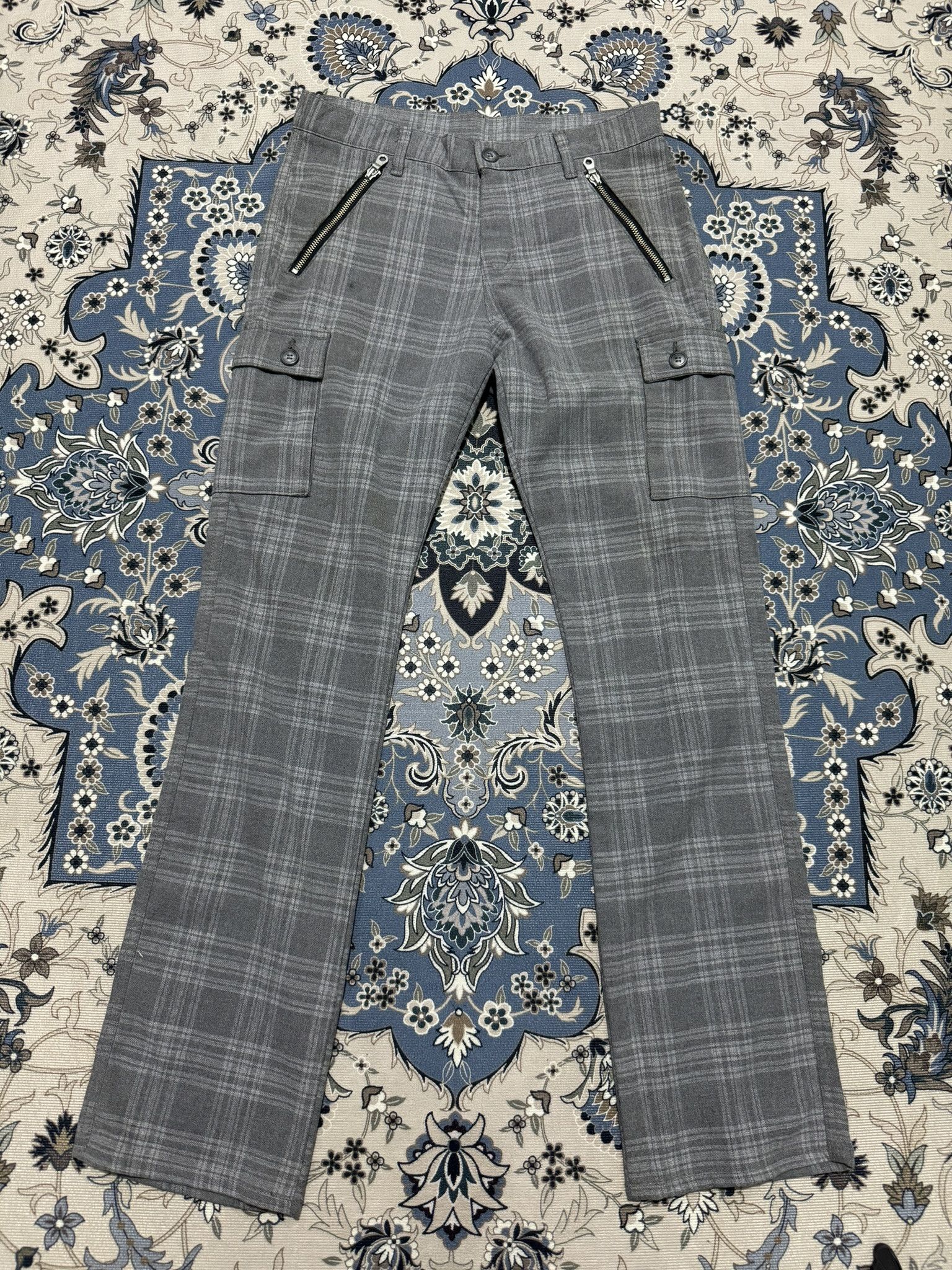 Beauty Beast × If Six Was Nine × Japanese Brand Comme Ca Commune Sic Pocket Cargo Pants Tartan Size US 30 / EU 46 - 1 Thumbnail