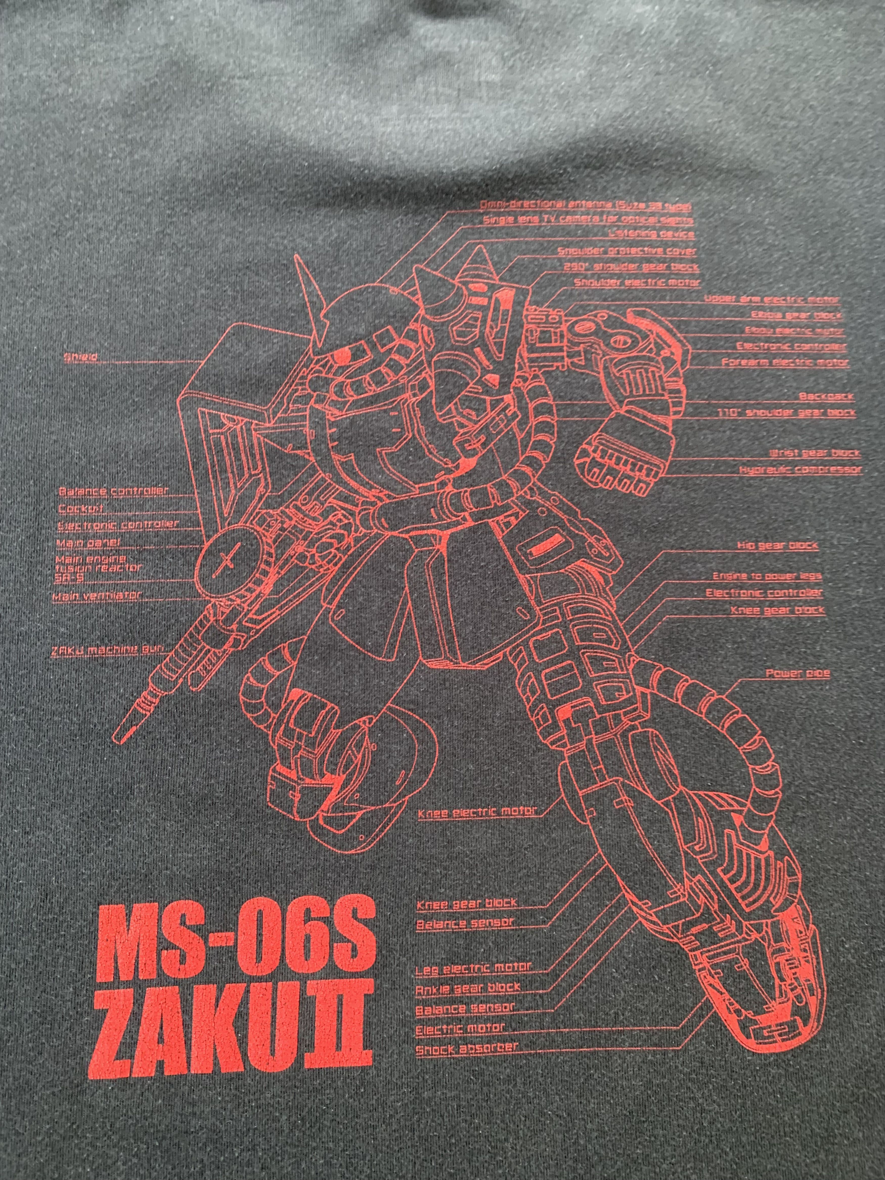 Anime Uniqlo Gundam Project 004 MS-06S Zaku II T-Shirt Size US M / EU 48-50 / 2 - 6 Thumbnail