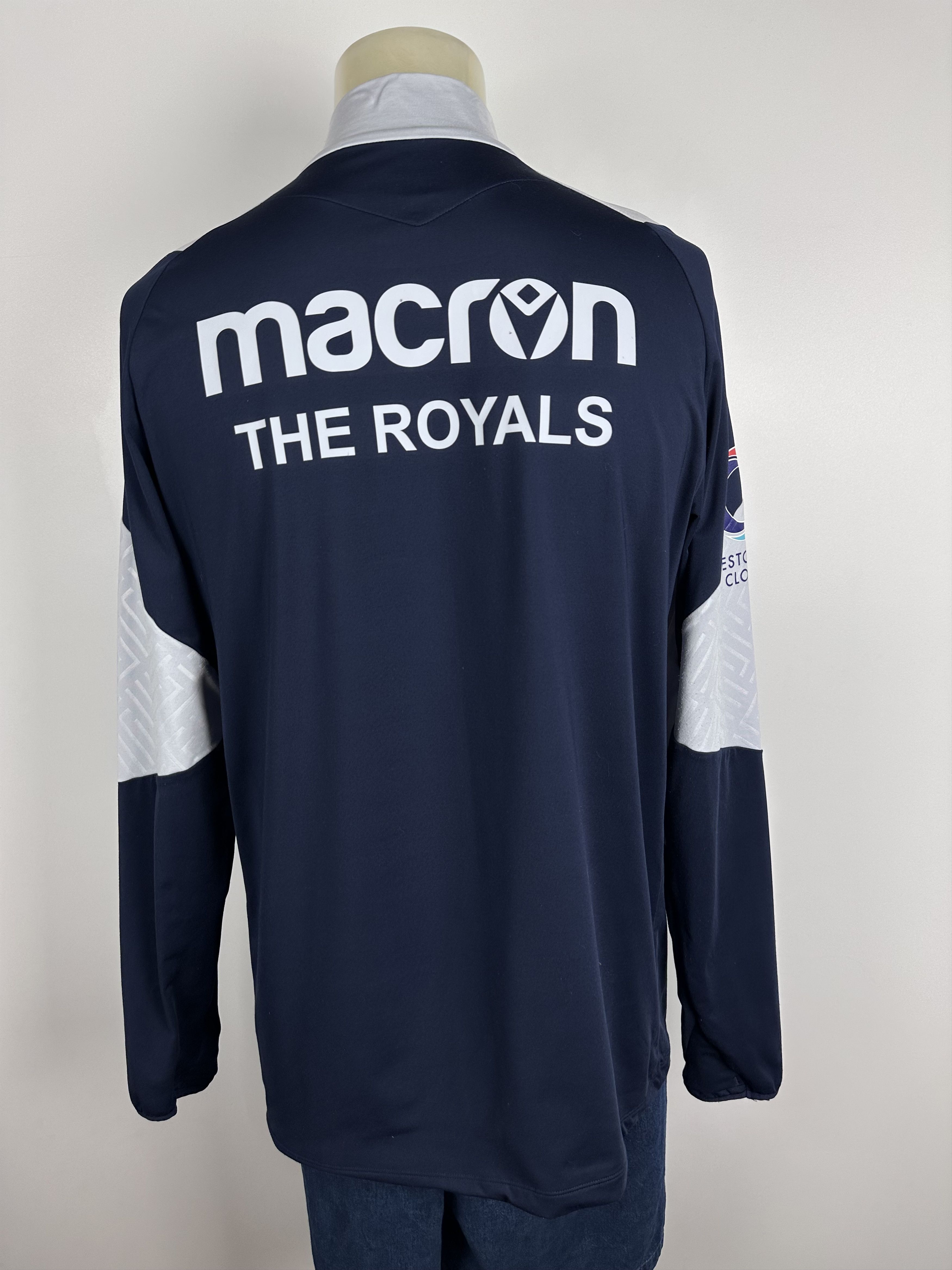 Macron Reading FC 2022 Suit Macron Track Top Soccer Long Sleeve Size US XL / EU 56 / 4 - 7 Thumbnail