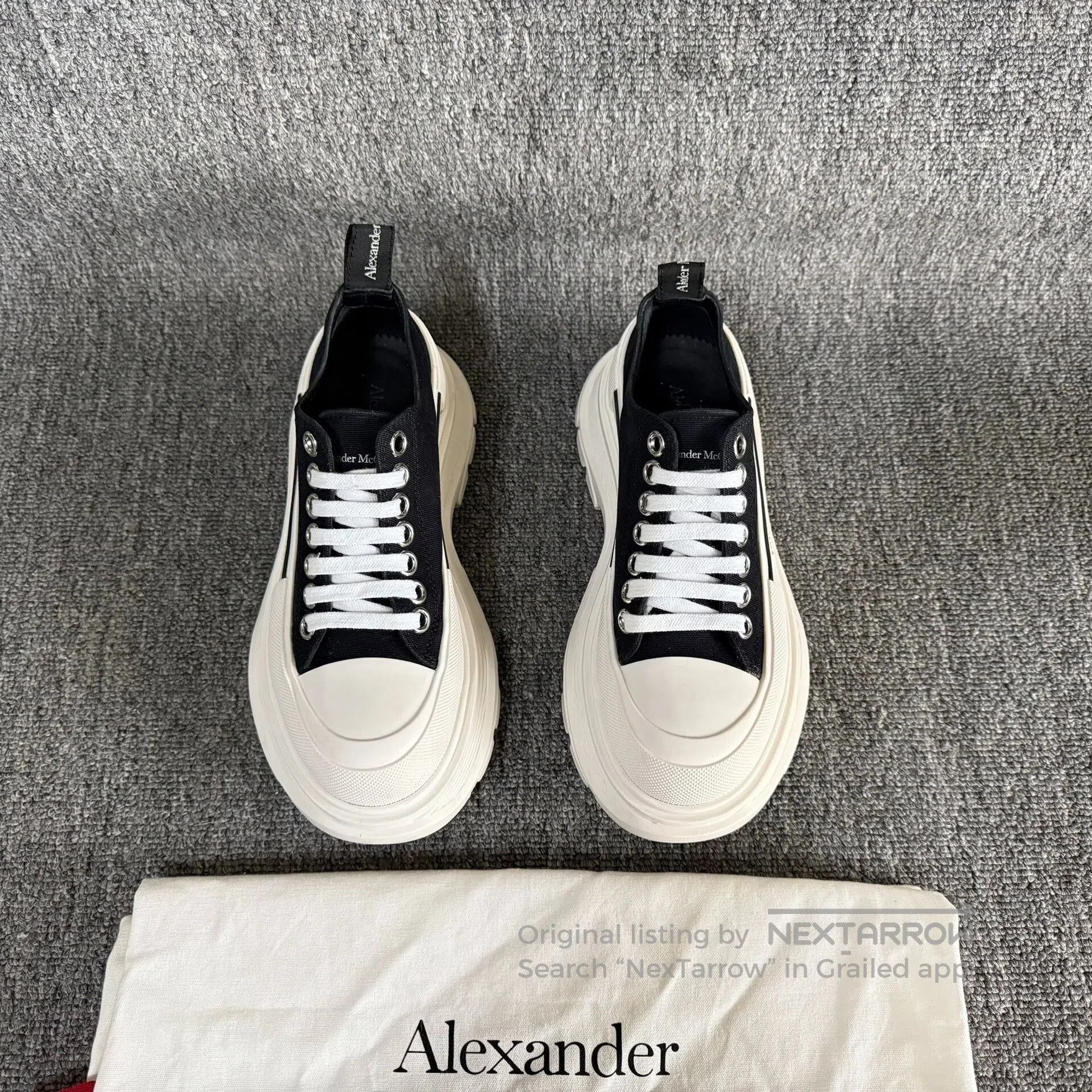 Alexander McQueen Alexander McQueen Platform Canvas Shoes 35.5. Size US 4.5 / IT 34.5 - 3 Thumbnail