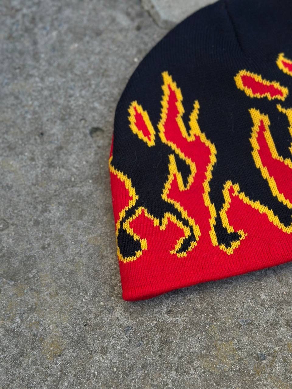 Hypebeast VTG Flame Hat Cap Grunge Y2K 00s Hype Trend Staff Pick USA Size ONE SIZE - 3 Thumbnail