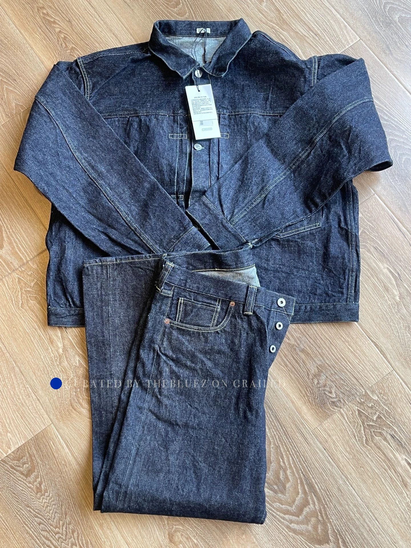 A.PRESSE Classic 1st Type Indigo Denim Jacket Size US M / EU 48-50 / 2 - 1 Thumbnail