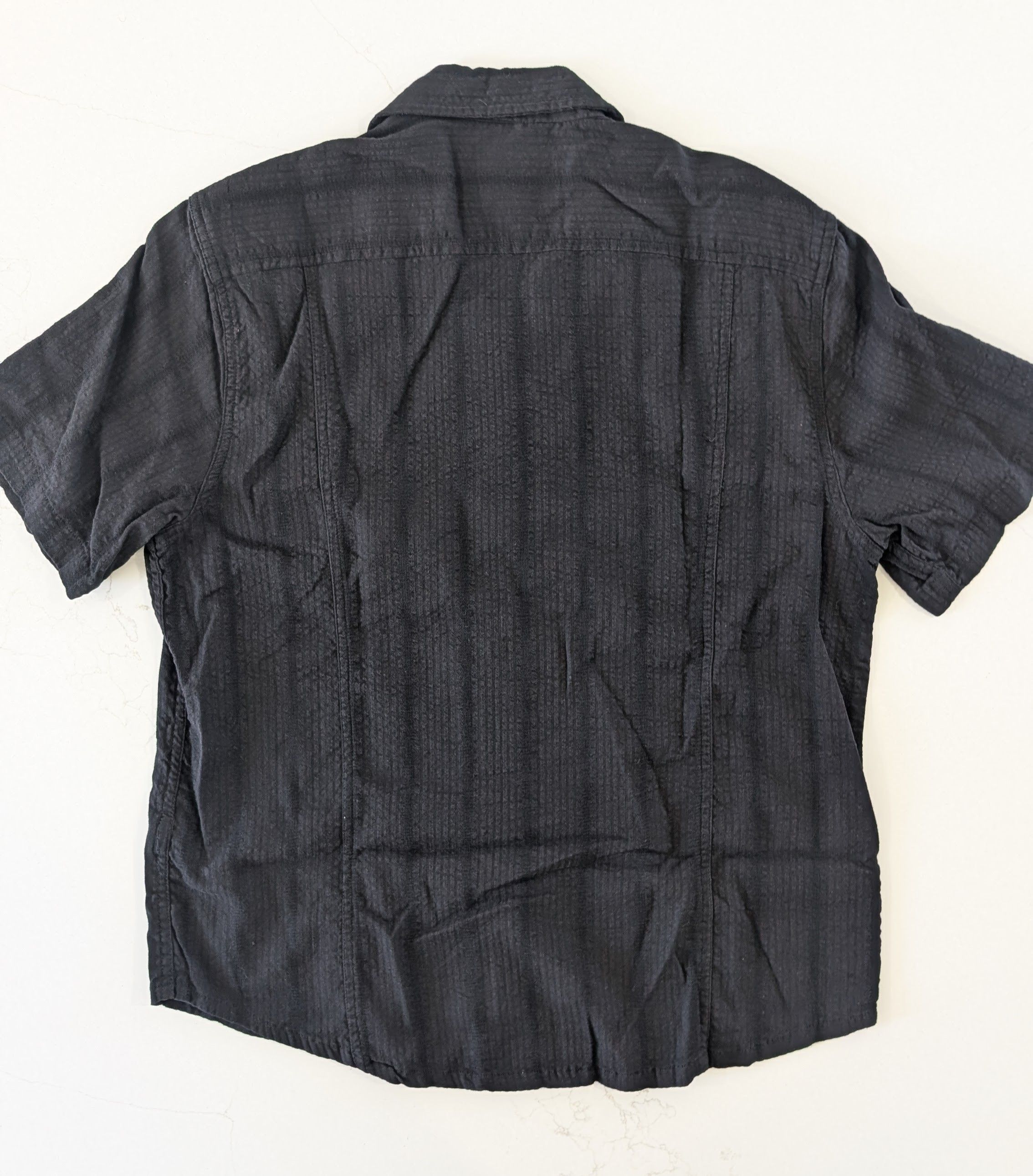 Corridor Corridor NYC Black Striped Seersucker Size S Size US S / EU 44-46 / 1 - 2 Thumbnail