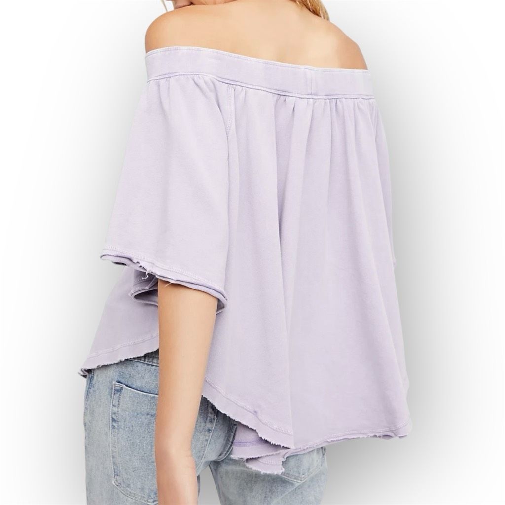 Free People Free People Kiss Me Off-The-Shoulder Top Cream Bleach Distressed Women’s Small Size S / US 4 / IT 40 - 12 Thumbnail