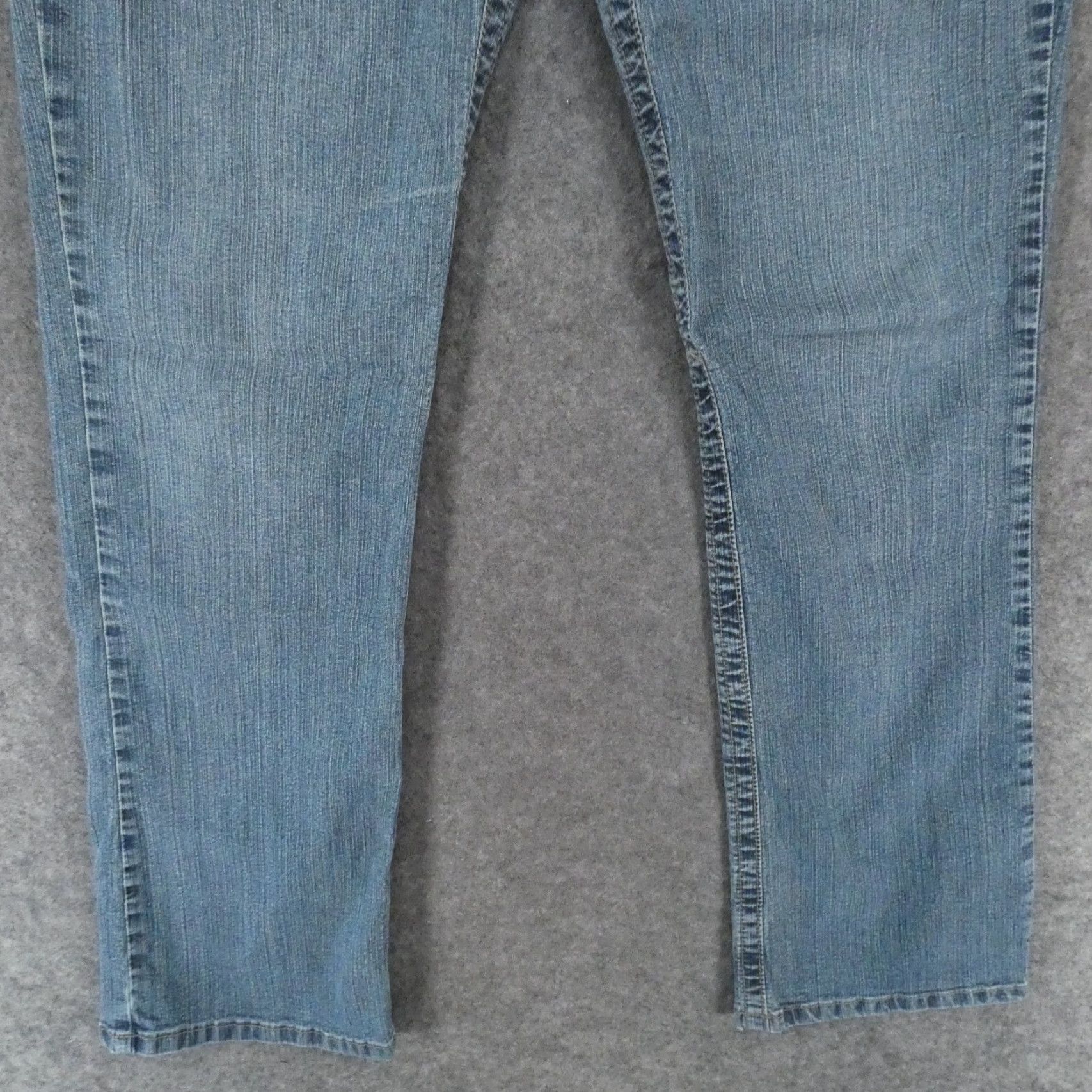 Vintage HYDRAULIC Jeans Womens 6 Bootcut Stretch Low Rise Med Wash Blue Size 28" / US 6 / IT 42 - 5 Thumbnail