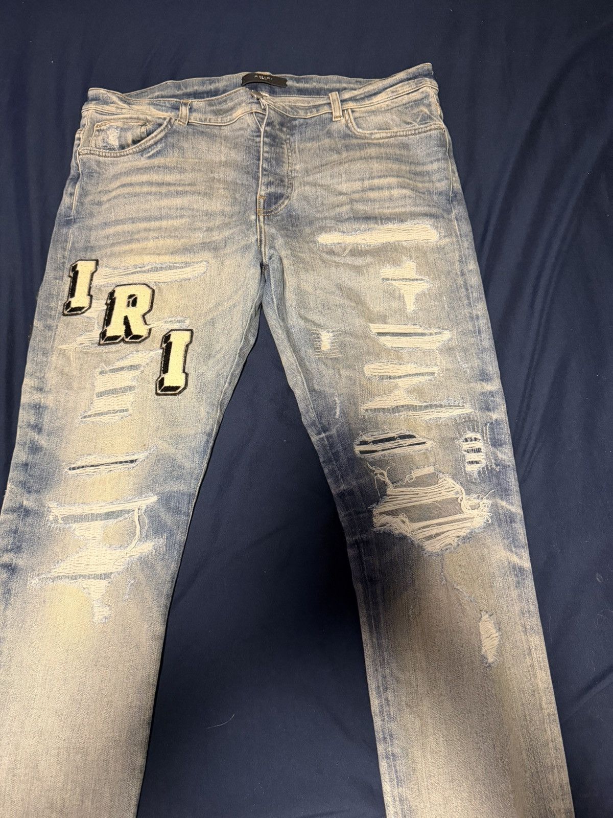 Amiri Amiri Varsity Jeans Size US 38 / EU 54 - 3 Thumbnail