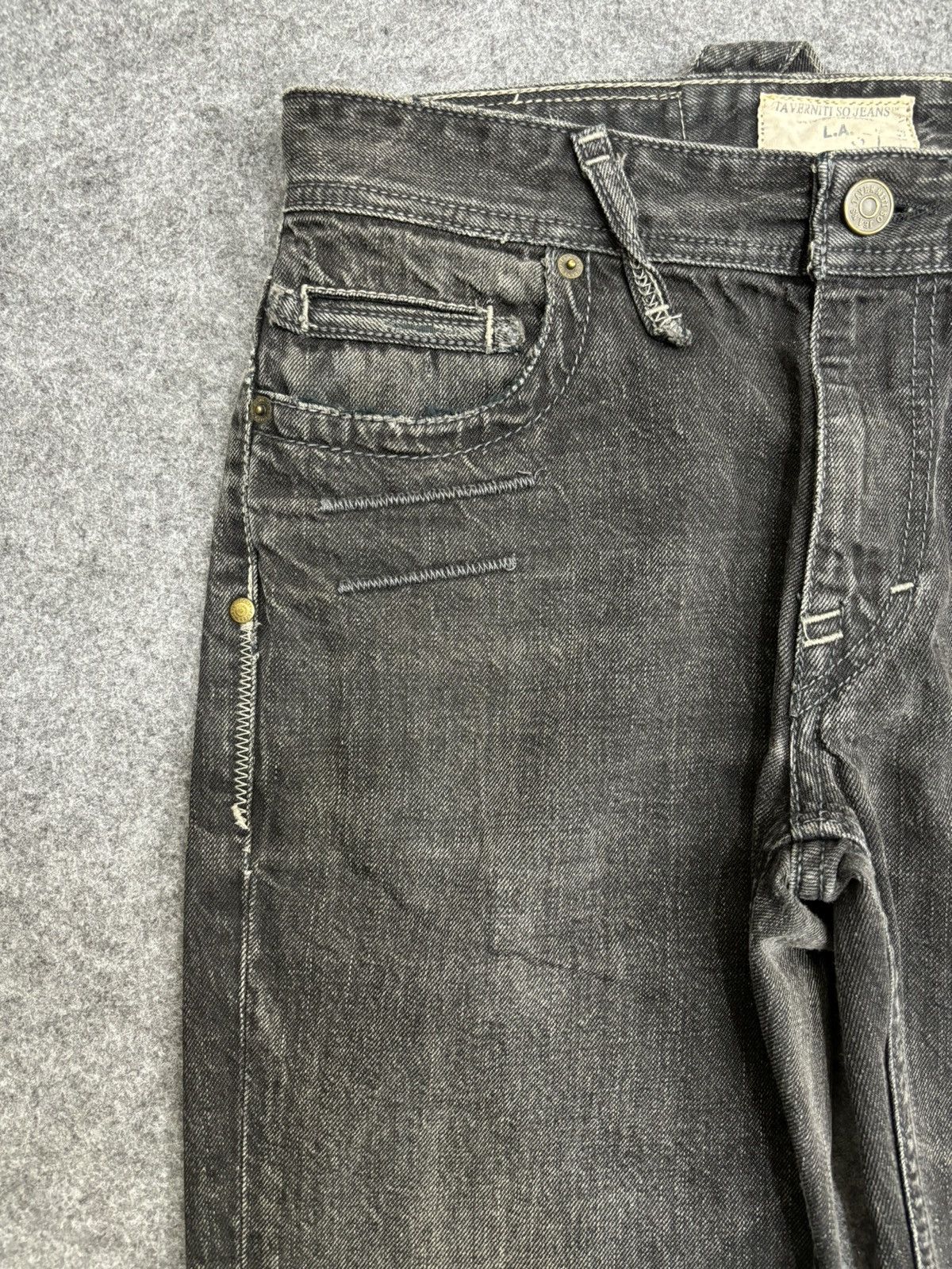 Designer 💥Designer💥Jimmy Traverniti Artisanal Distressed Denim F535 Size US 32 / EU 48 - 6 Thumbnail