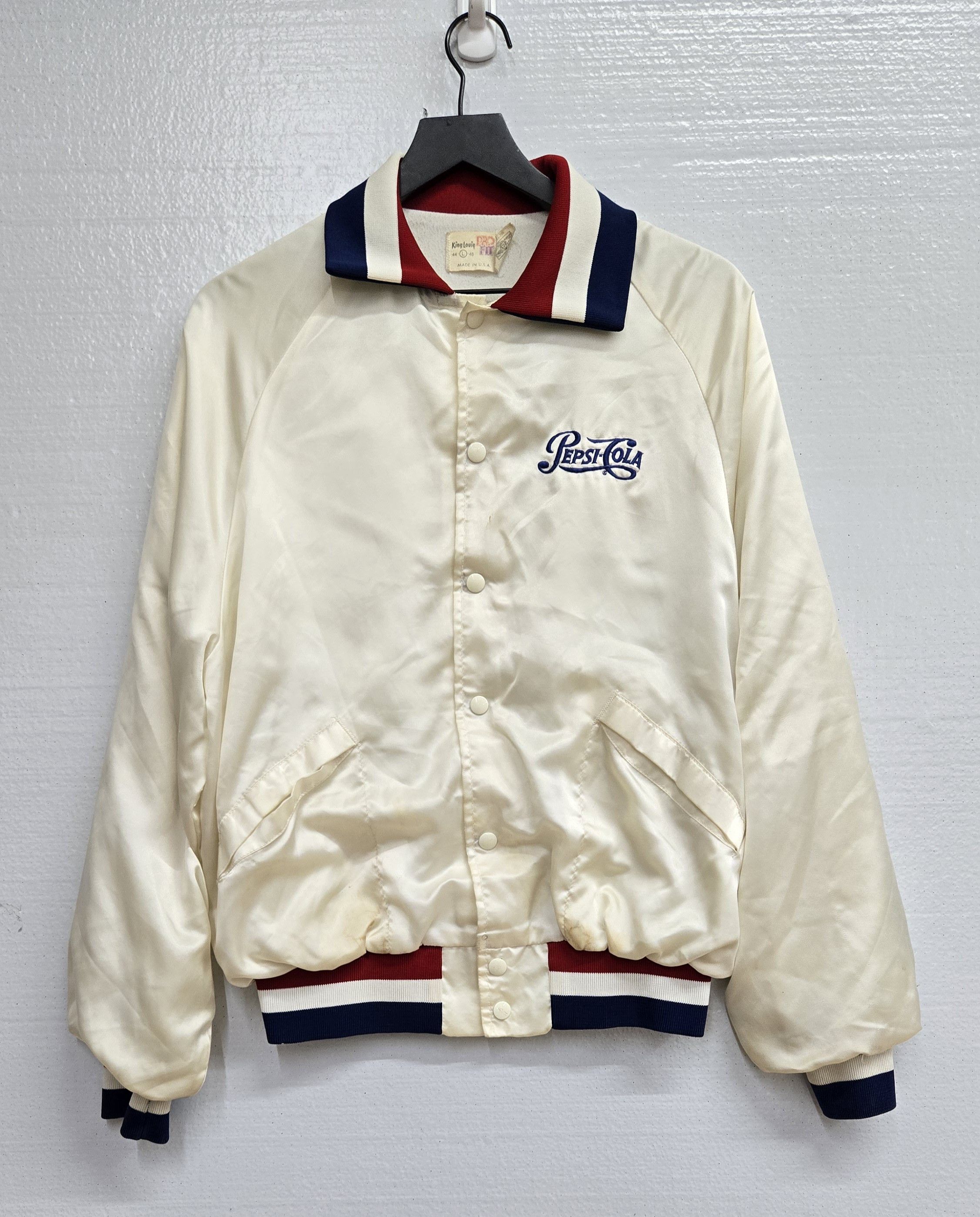 Vintage Vintage 80s Pepsi Cola satin jacket Size US M / EU 48-50 / 2 - 3 Thumbnail