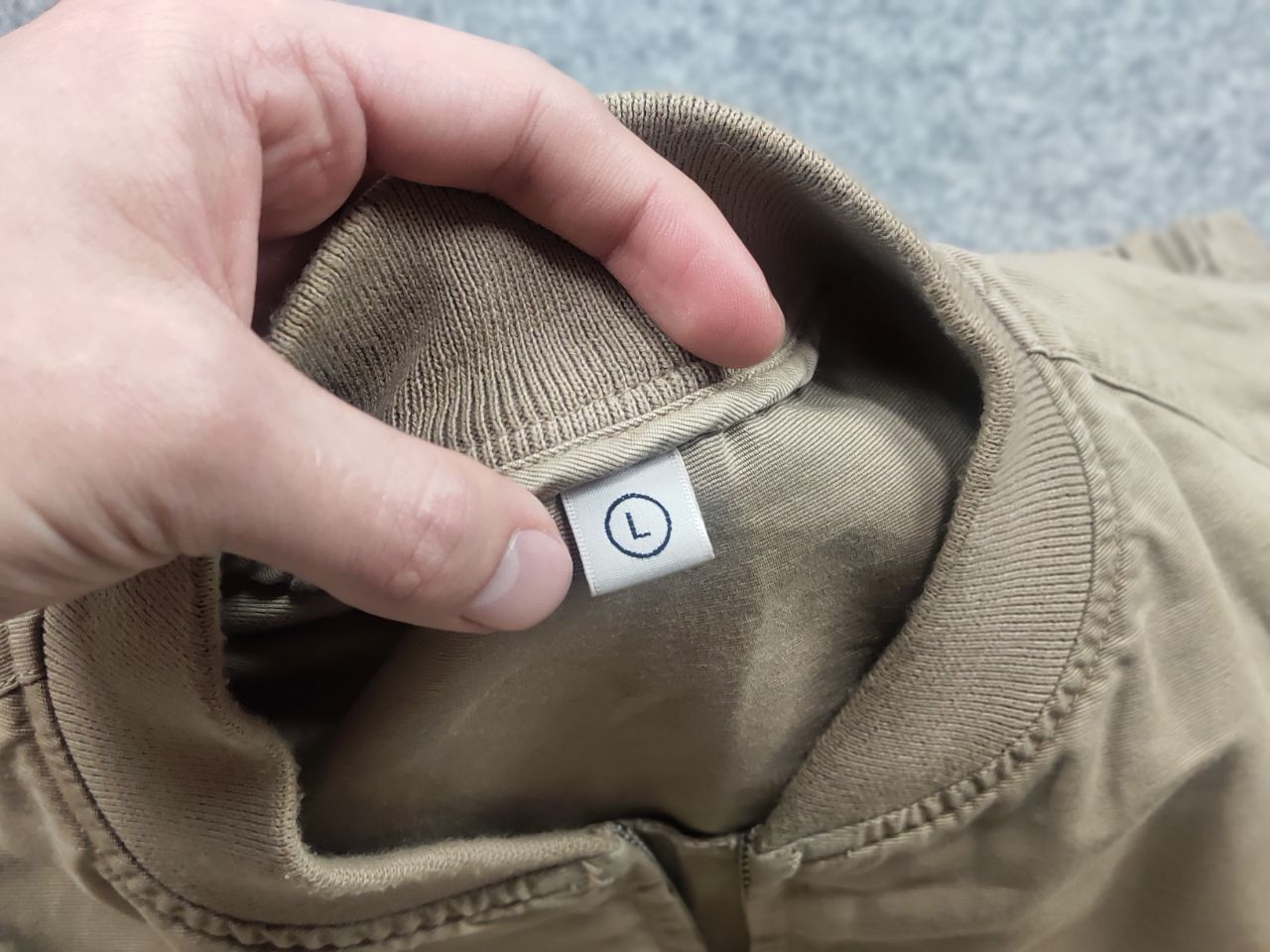 Japanese Brand Vintage Uniqlo Japan Minimalism Canvas Zip Bomber Jacket Size US L / EU 52-54 / 3 - 13 Thumbnail