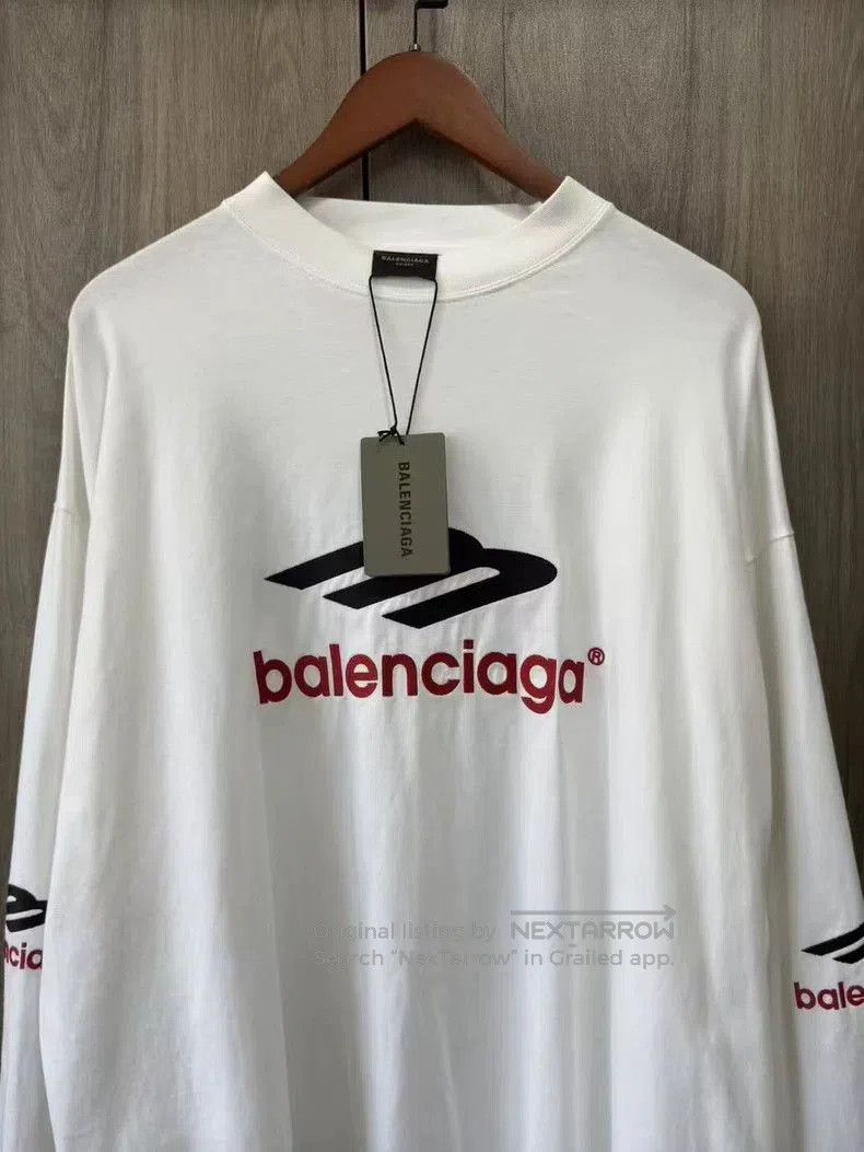 Balenciaga Balenciaga 3B Embroidered Logo Longsleeve. Size US S / EU 44-46 / 1 - 6 Thumbnail
