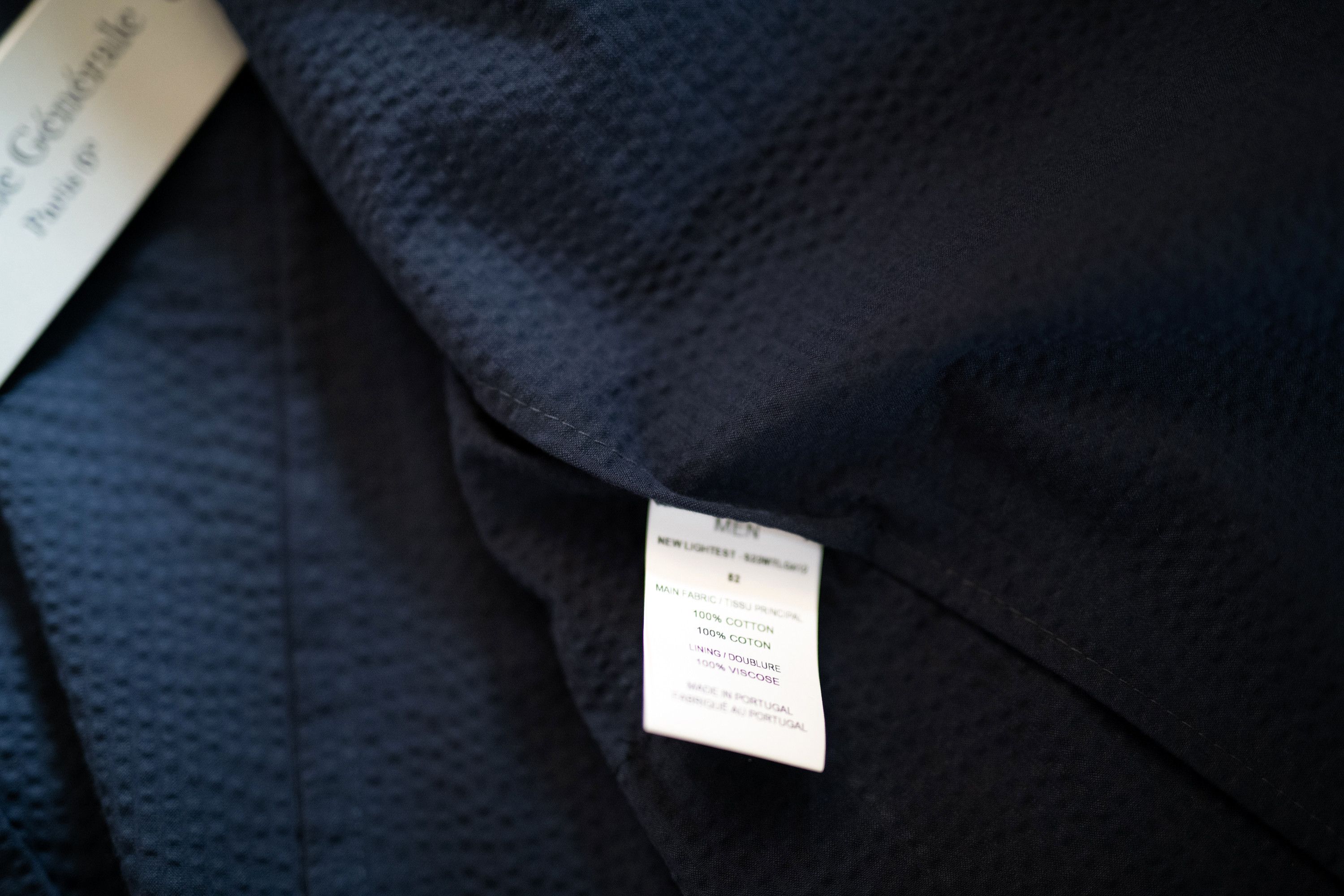 Officine Generale NEW Officine Generale Cotton Seersucker Lightest Jacket 52 Size 42R - 7 Thumbnail