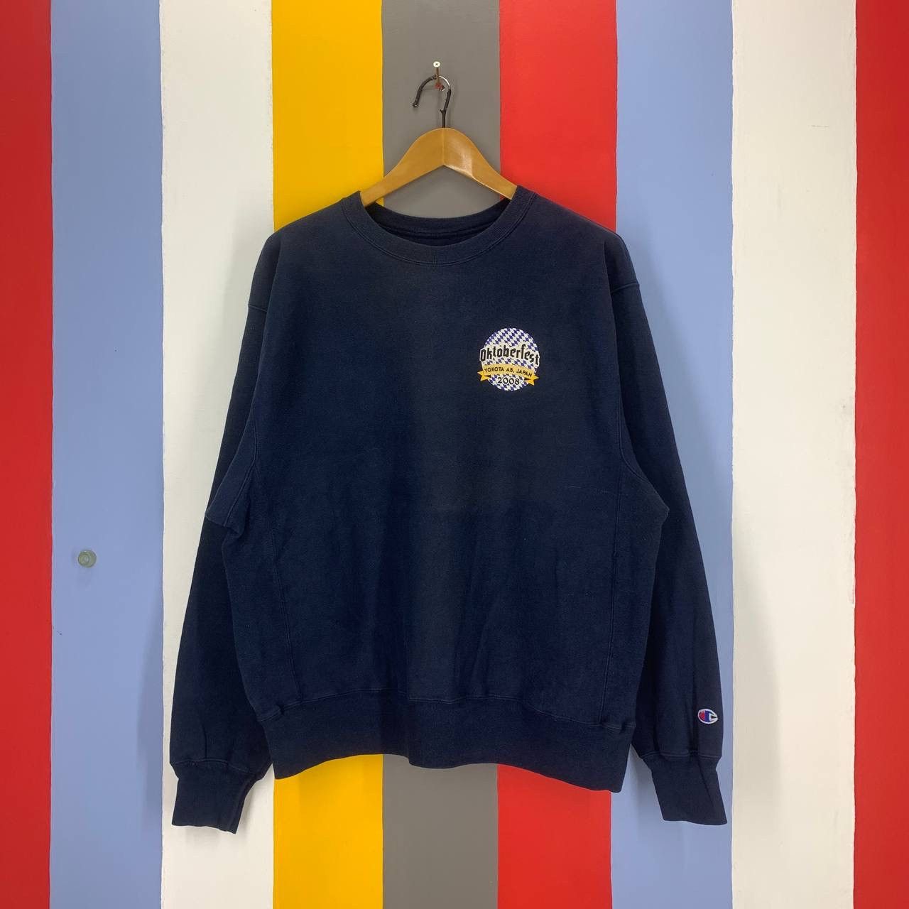 Champion Y2K Vintage CHAMPION OCTOBER FEST Sweatshirt #2498/K Size US L / EU 52-54 / 3 - 3 Thumbnail