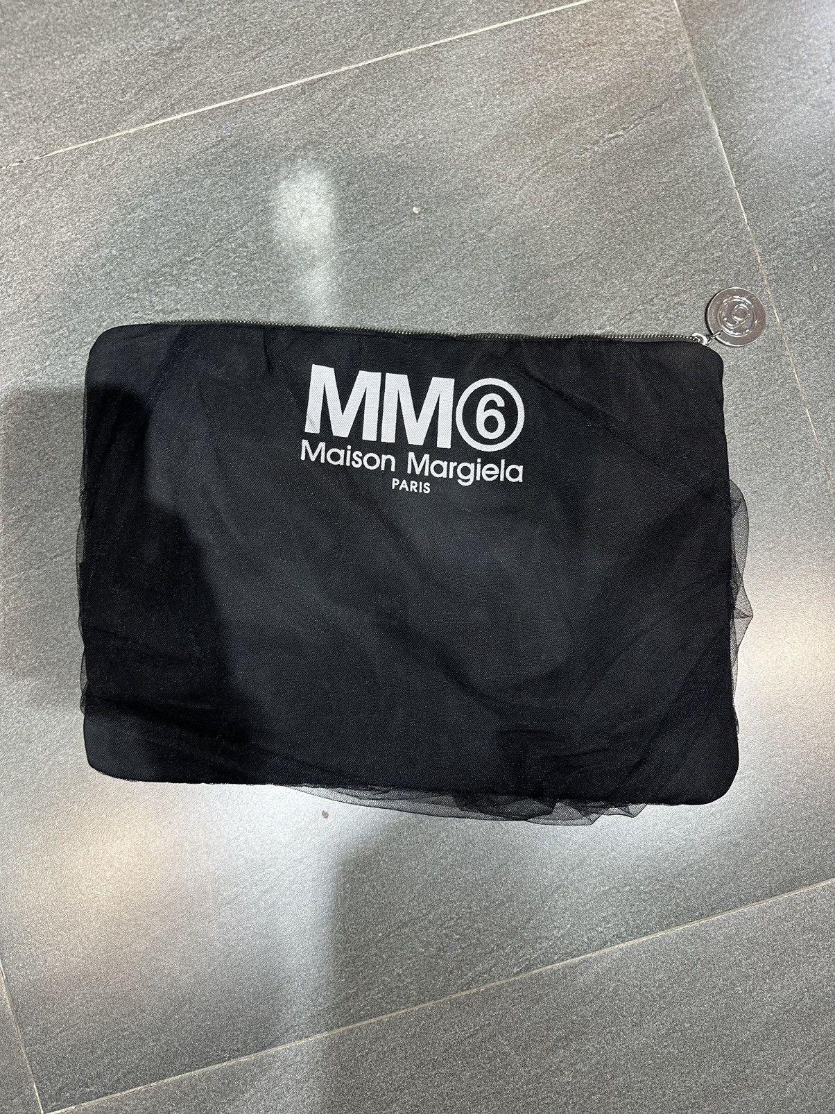 MM6 Mm6 Maison Margiela Tulle Clutch Bag Size ONE SIZE - 1 Thumbnail