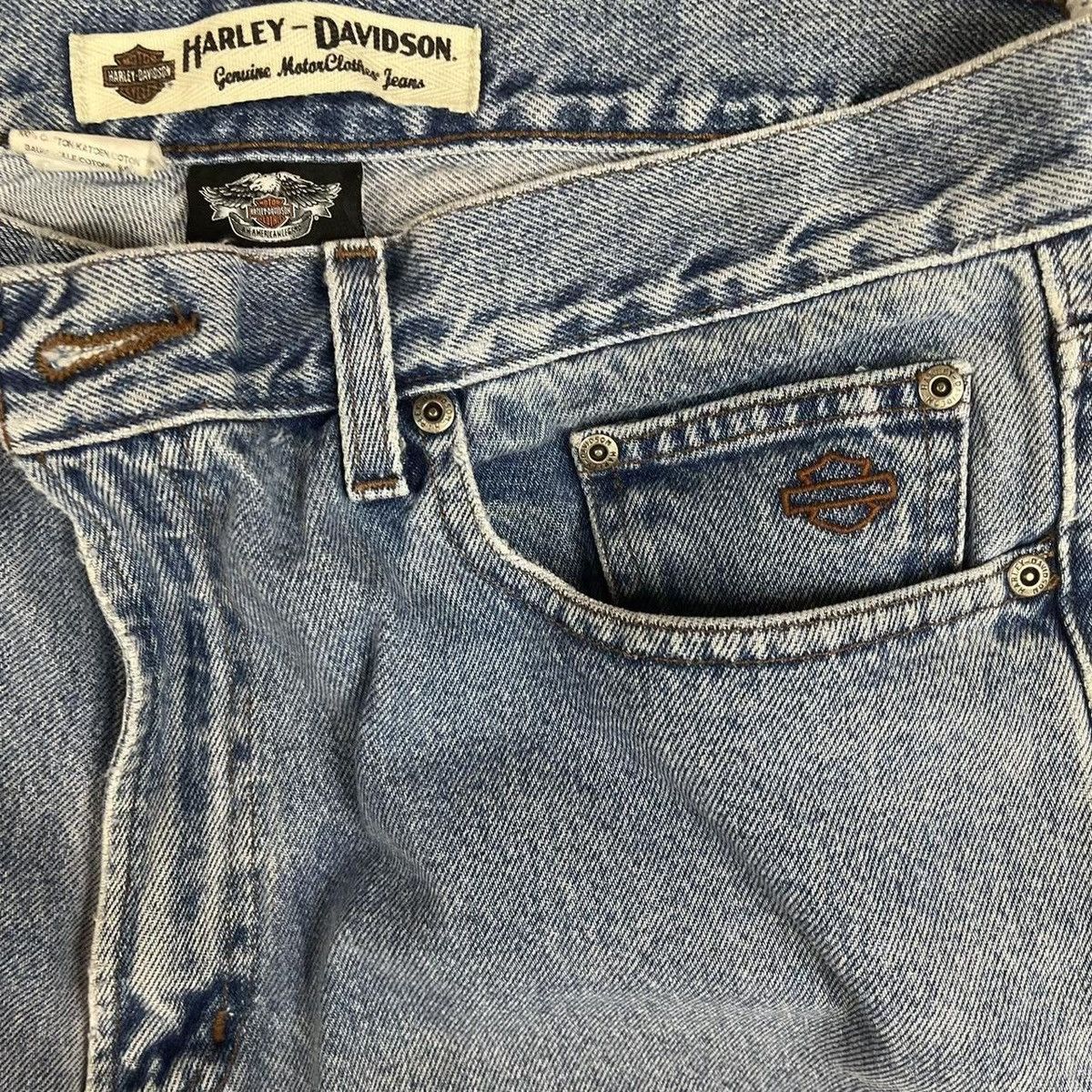 Harley Davidson Harley Davidson light wash straight leg jeans Size US 36 / EU 52 - 4 Thumbnail