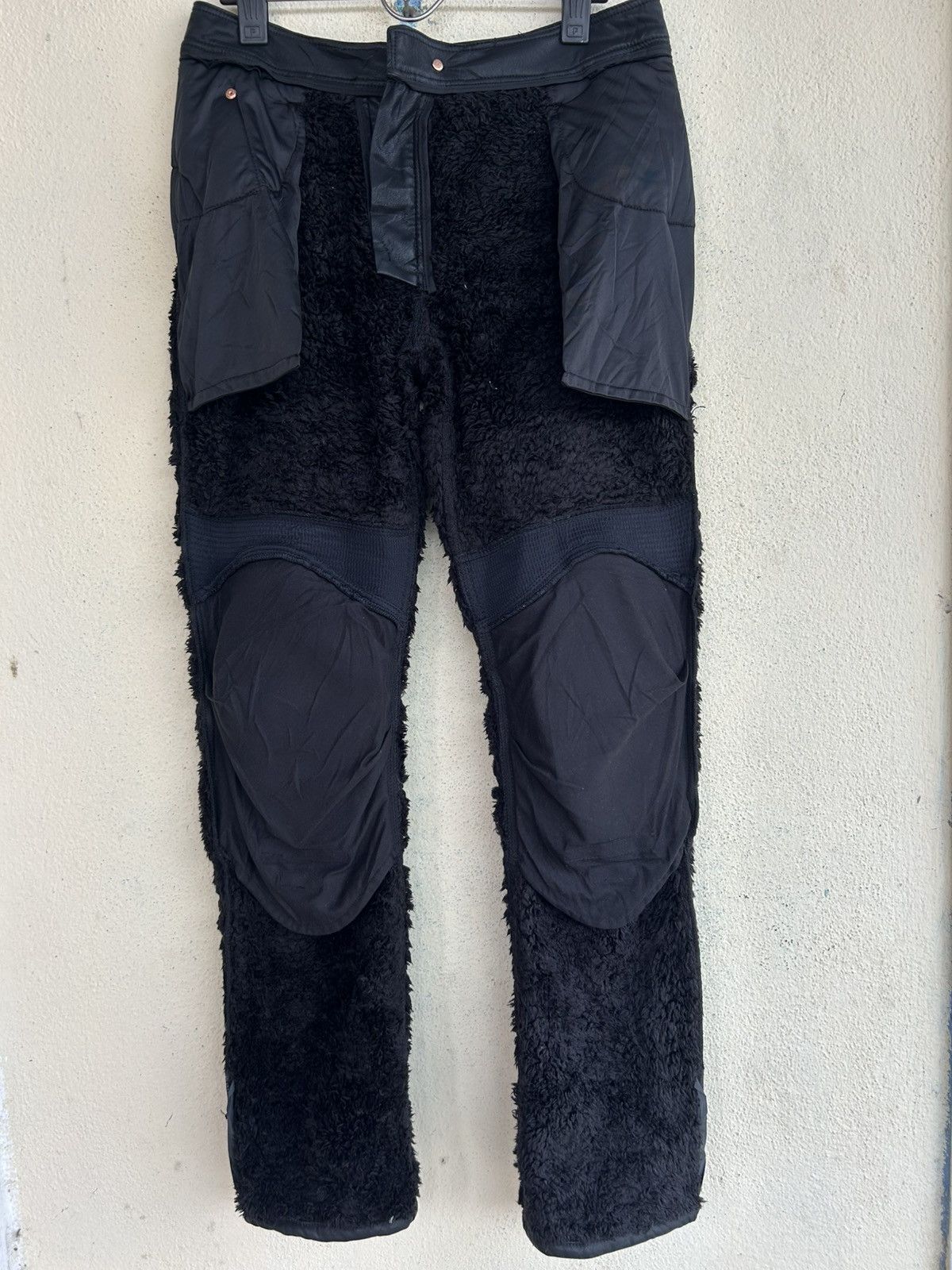 Leather Field Core PU Leather Fleece Lining Biker Pant Size US 32 / EU 48 - 3 Thumbnail
