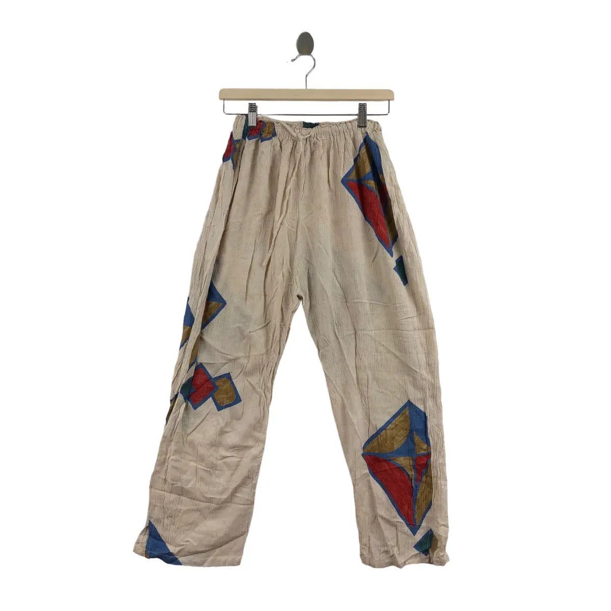 Vintage Vintage BALI BIDADARI BATIK Hand Made Artwork Pant Sweatpant Size 42" / US 20 - 1 Thumbnail