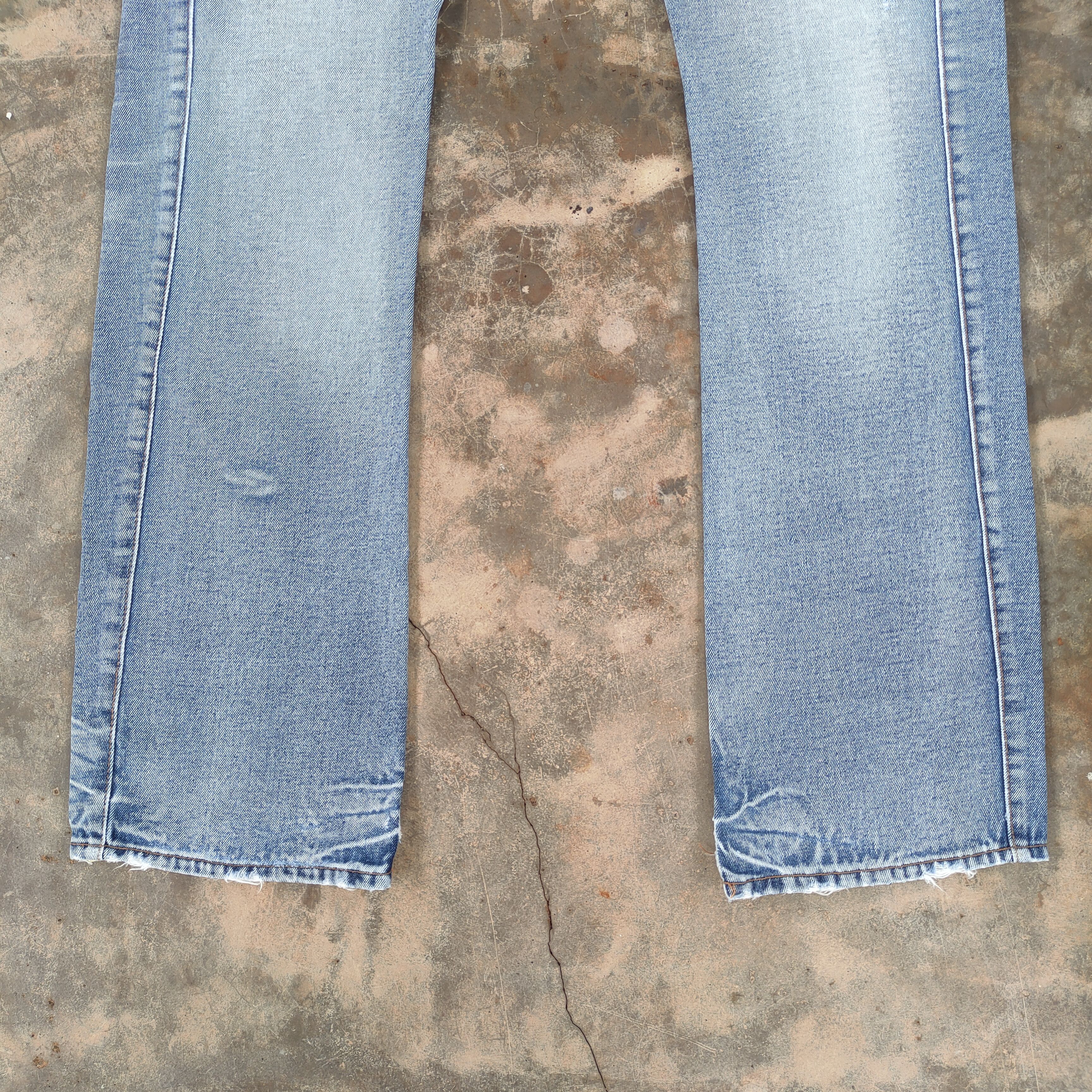 Roots Vintage root Flare faded jeans denin Cargo pants Size US 34 / EU 50 - 4 Thumbnail