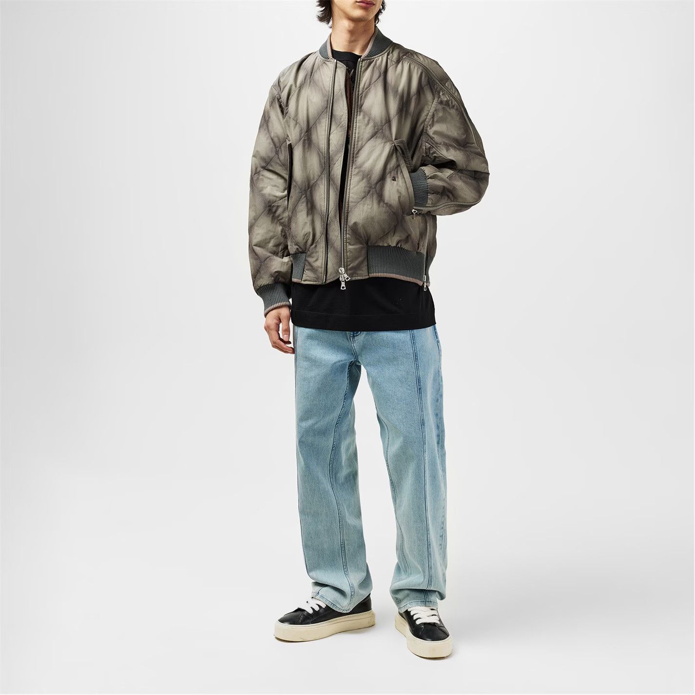 Dries Van Noten o1g2r1mq0426 Vilmory Bomber Jacket in Multicolor Size US M / EU 48-50 / 2 - 4 Thumbnail