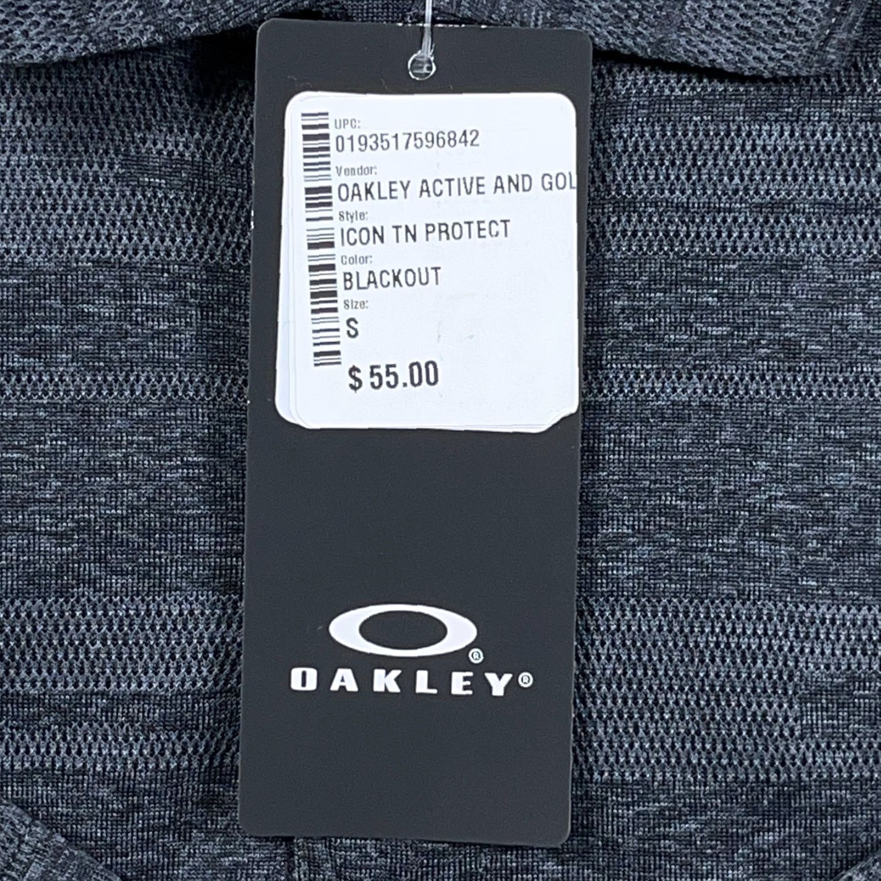 Oakley Oakley Polo Shirt Men Small Gray Striped Performance Hydrilix Wicking Golf NWT Size US S / EU 44-46 / 1 - 4 Thumbnail