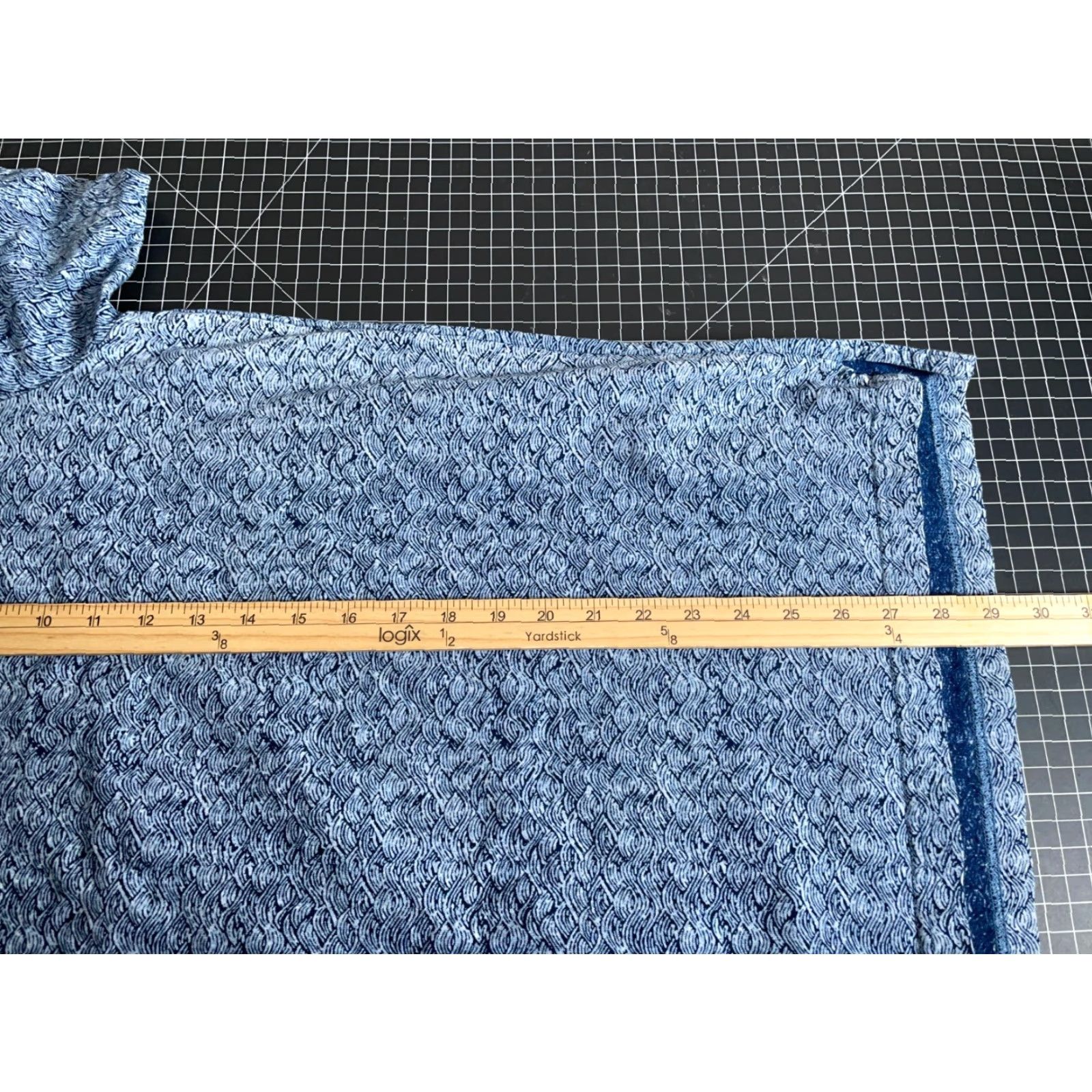johnnie-O johnnie-O Men's Polo Shirt Large Blue Geometric Pattern Short Sleeve Button-Down Collar Golf Size US L / EU 52-54 / 3 - 6 Thumbnail