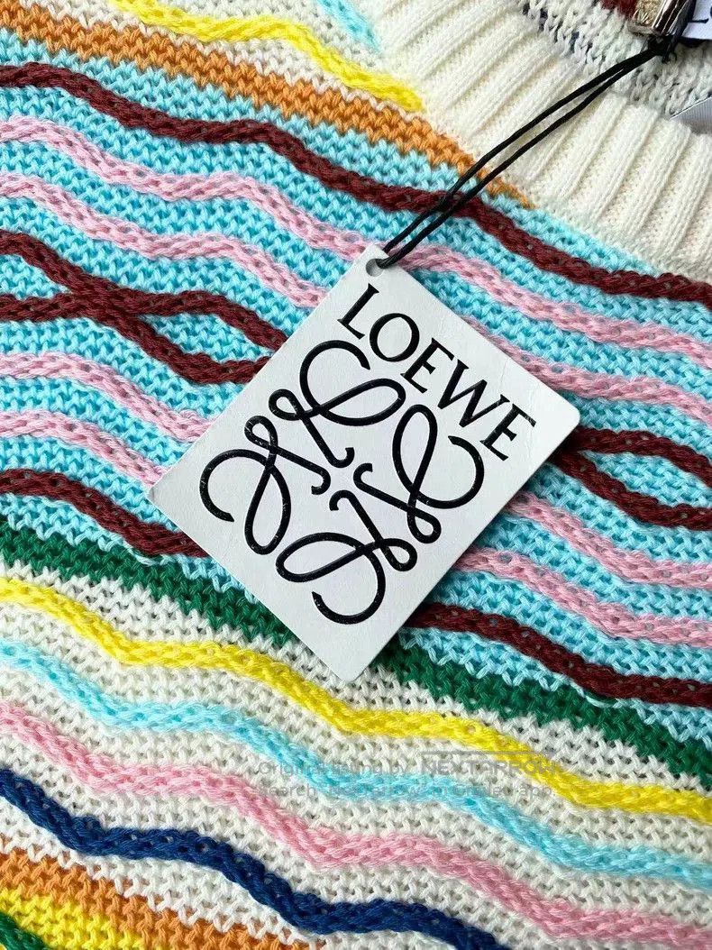 Loewe LOEWE Cotton Striped Knit Sweater. Size US S / EU 44-46 / 1 - 6 Thumbnail