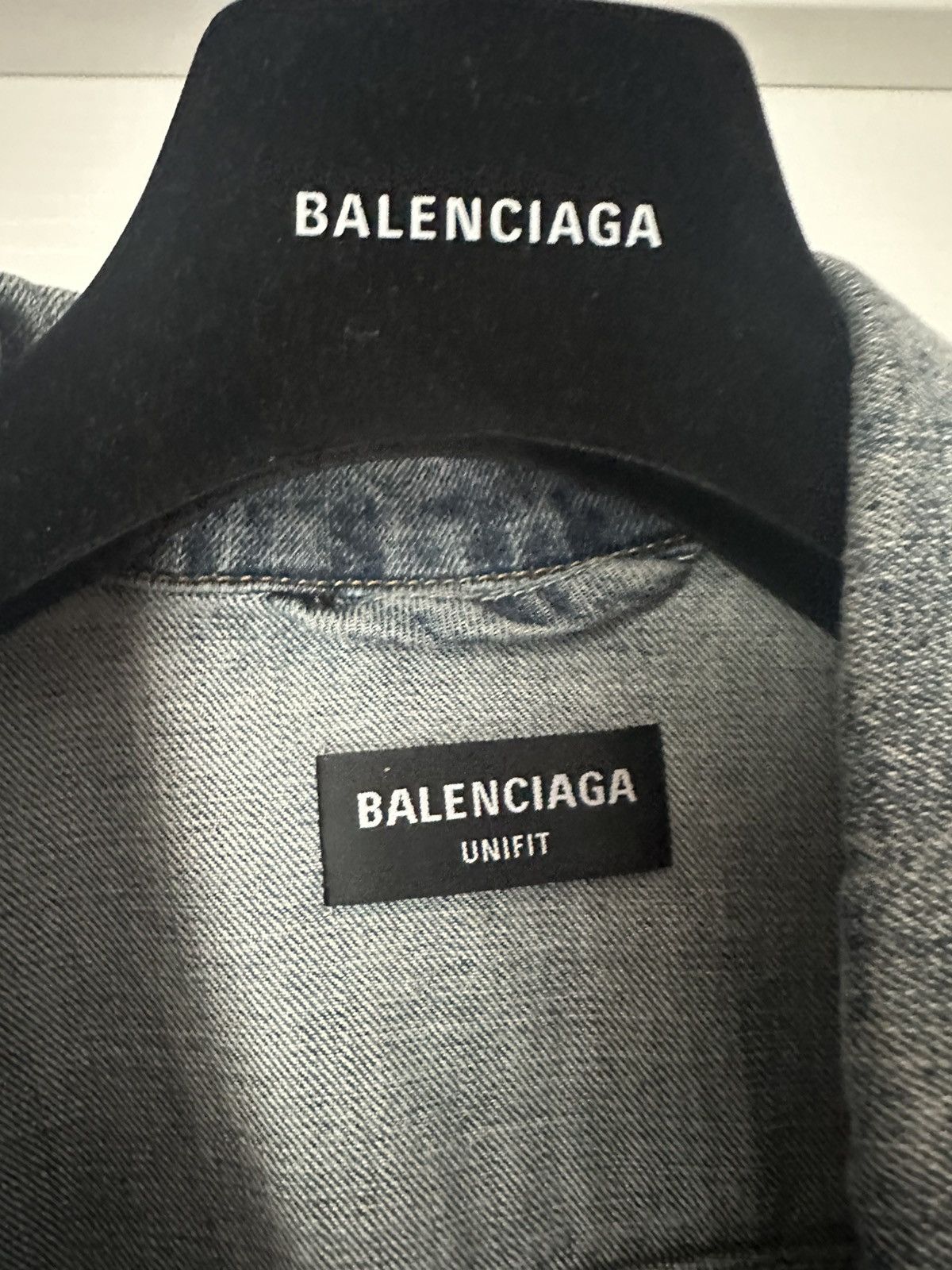 Balenciaga BALENCIAGA SS 2022 RECONSTRUCTED LAYERED DENIM JACKET Size US L / EU 52-54 / 3 - 3 Thumbnail