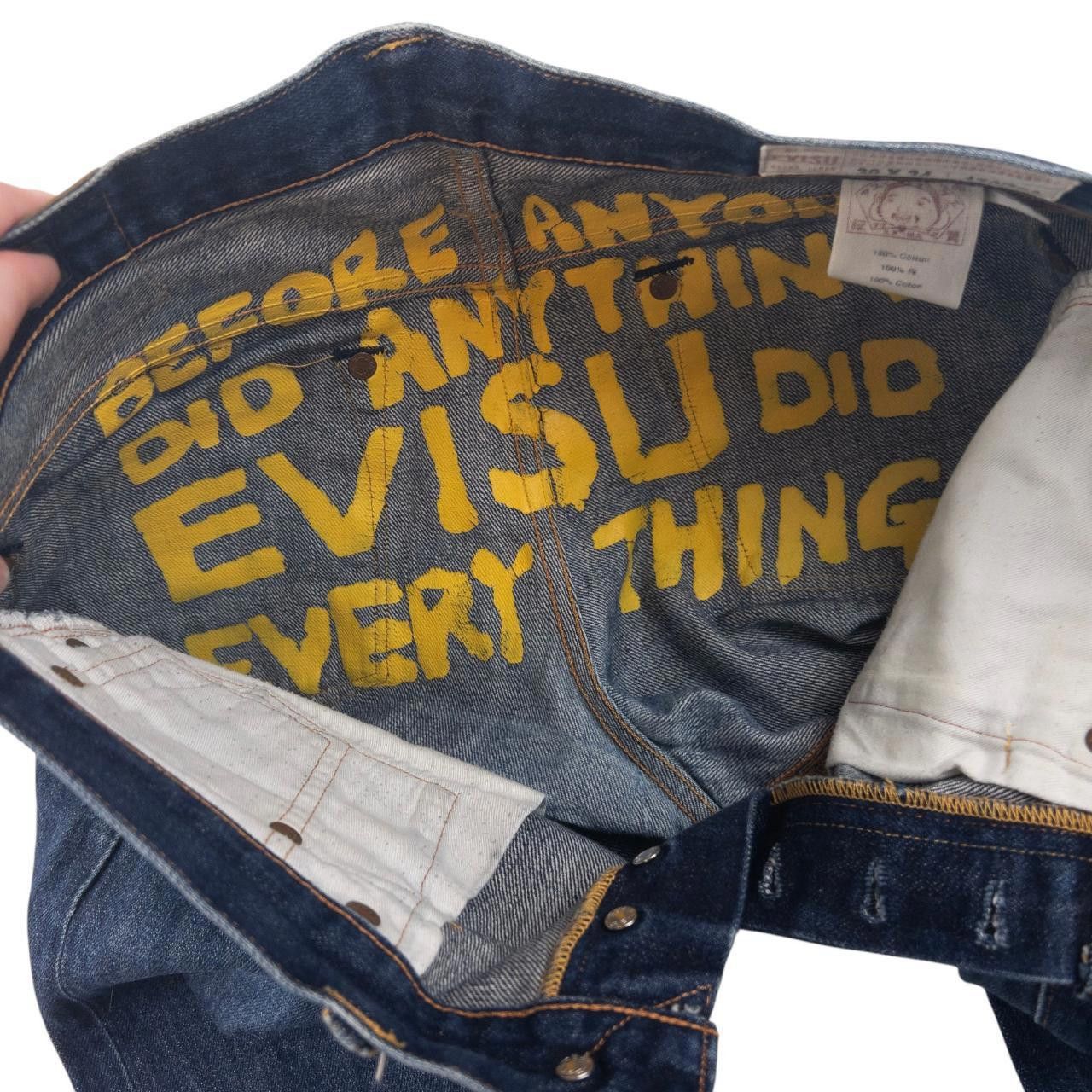 Evisu Vintage Evisu Eye Gull Japanese Denim Jeans Size W31 Size US 31 - 5 Thumbnail
