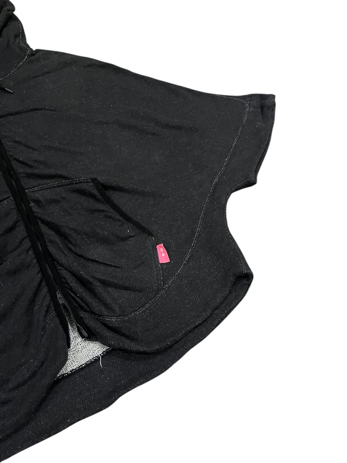 Issey Miyake Mercibeaucoup by issey miyake poncho style hoodie black Size L / US 10 / IT 46 - 3 Thumbnail