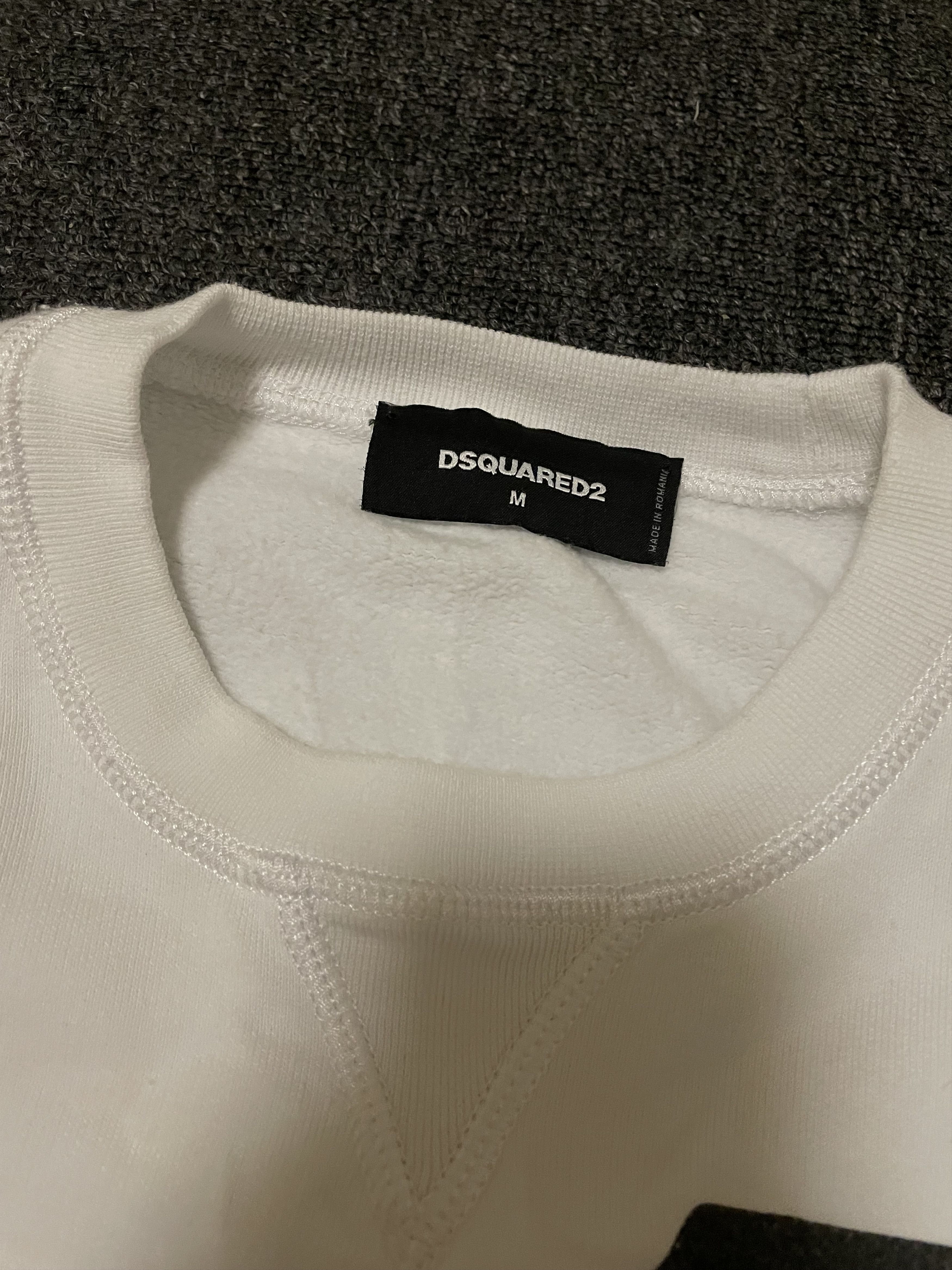 Dsquared2 DSQUARED2 white ICON sweatshirt size M Size US M / EU 48-50 / 2 - 5 Thumbnail