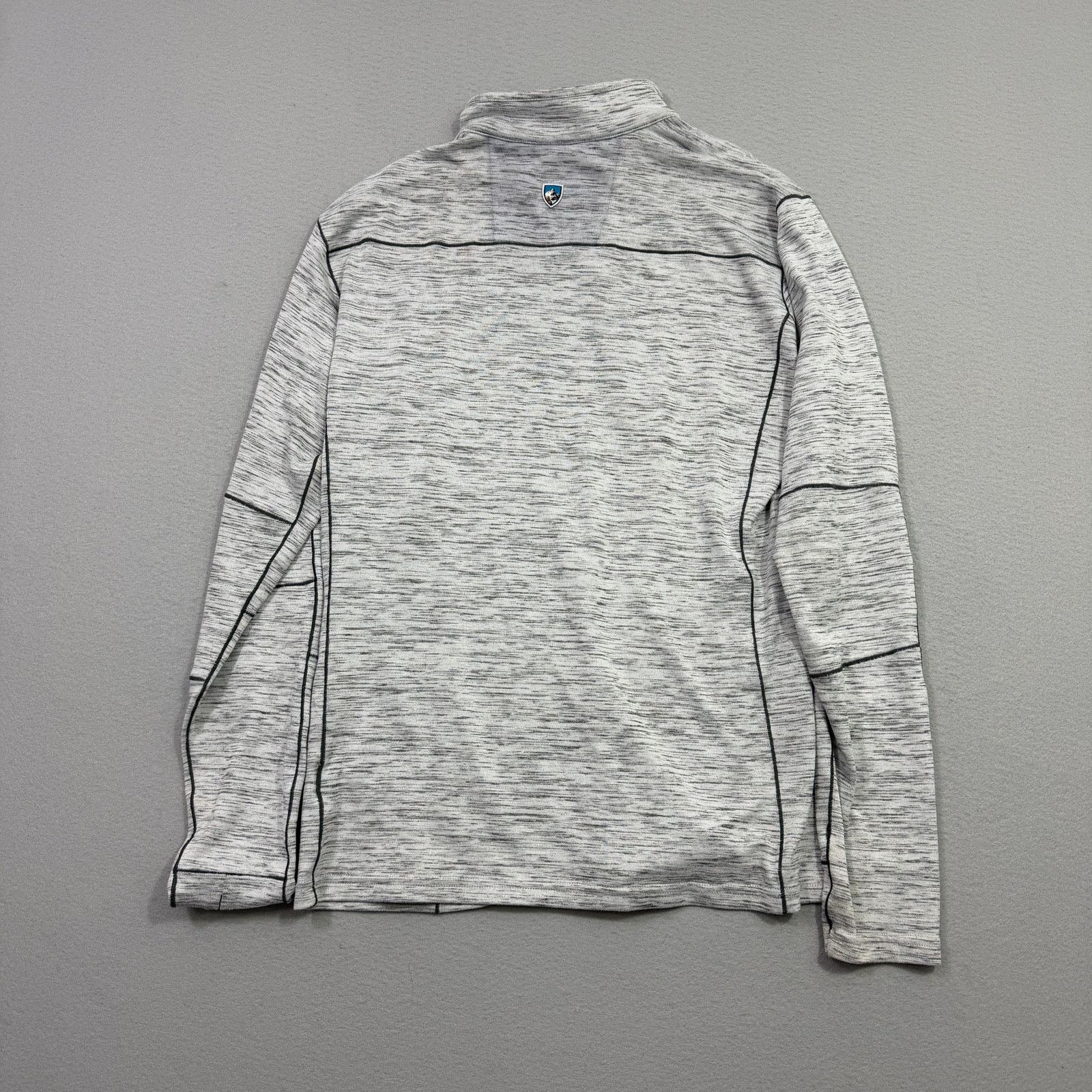 Kuhl KUHL Alloy 1/4 Zip Pullover Men's XL Cloud Gray Thumbholes Size US XL / EU 56 / 4 - 7 Thumbnail