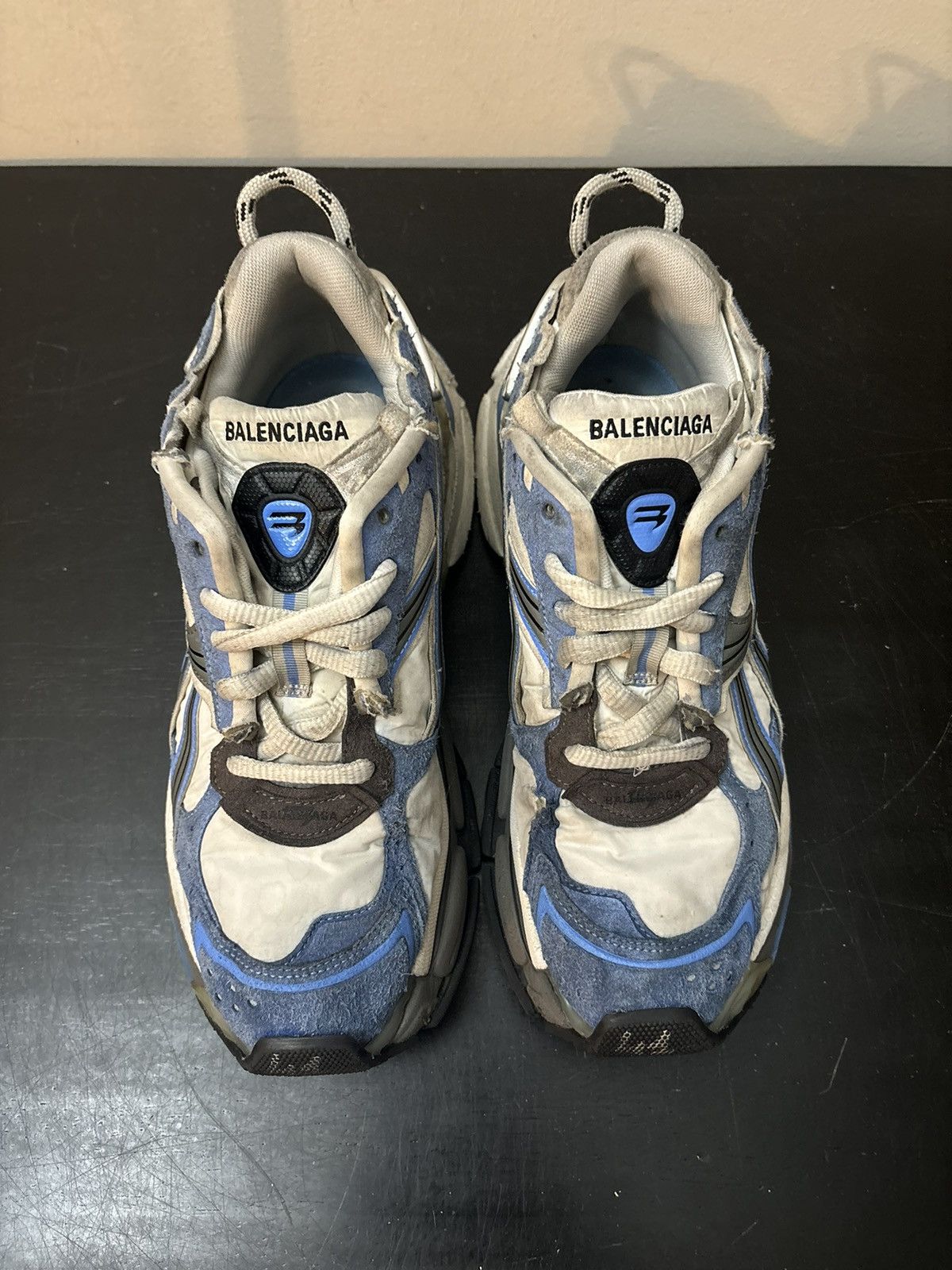 Balenciaga Balenciaga Runner Blue White Grey Size US 8 / EU 41 - 2 Thumbnail