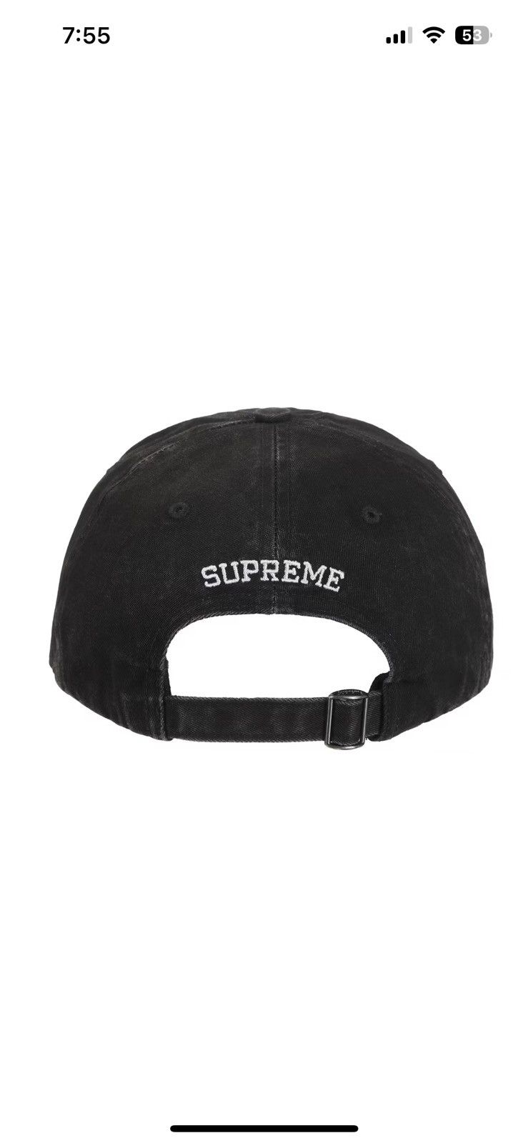 Supreme Supreme Pigment Coated 2-Tone S Logo 6-Panel Size ONE SIZE - 8 Thumbnail