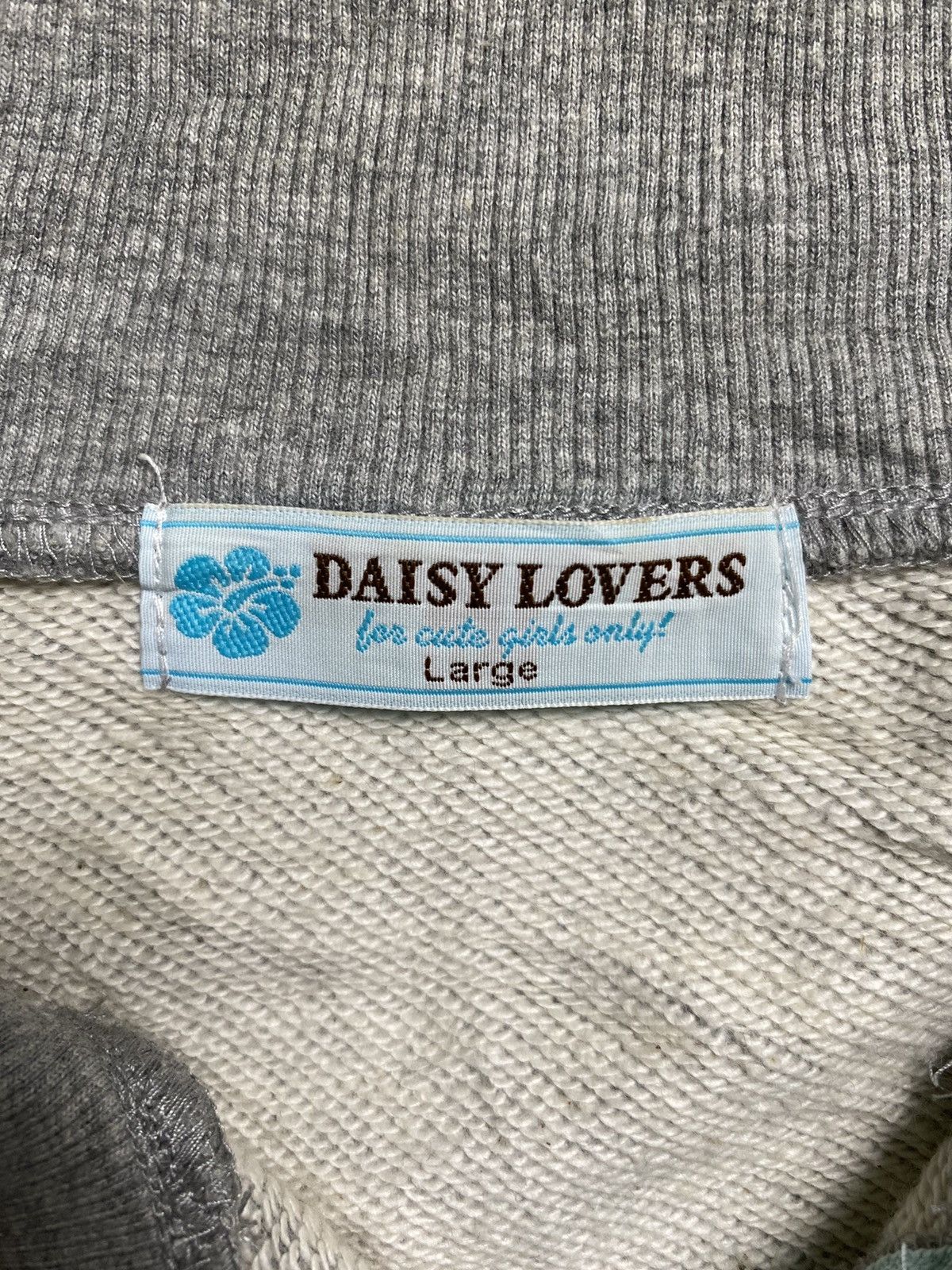Angel Blue × Hysteric Glamour × Japanese Brand Y2K Daisy Lovers Zip Sweater Size L / US 10 / IT 46 - 5 Thumbnail