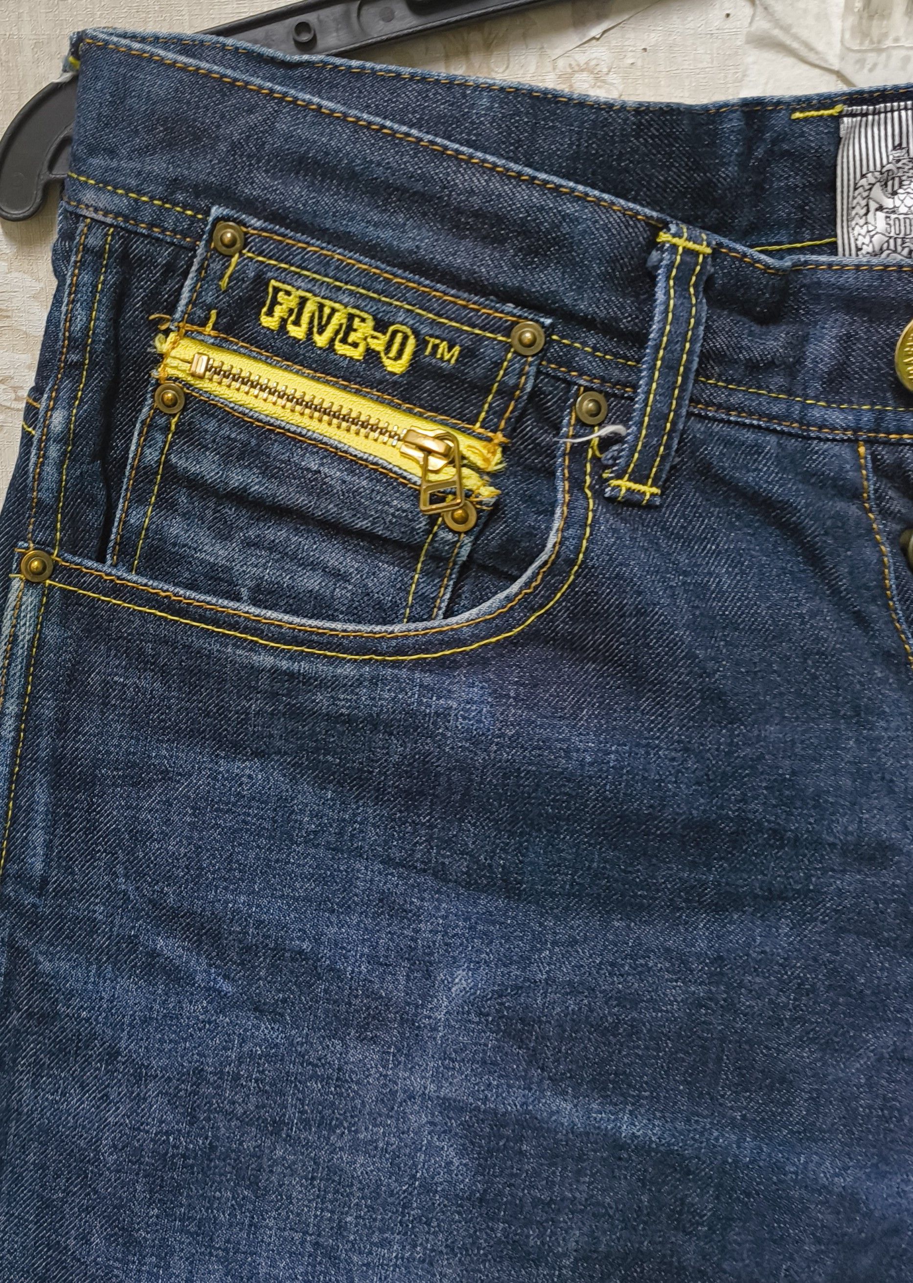 Japanese Brand 50 Destroy Babylon 50 Duppies Jeans Size US 34 / EU 50 - 7 Thumbnail