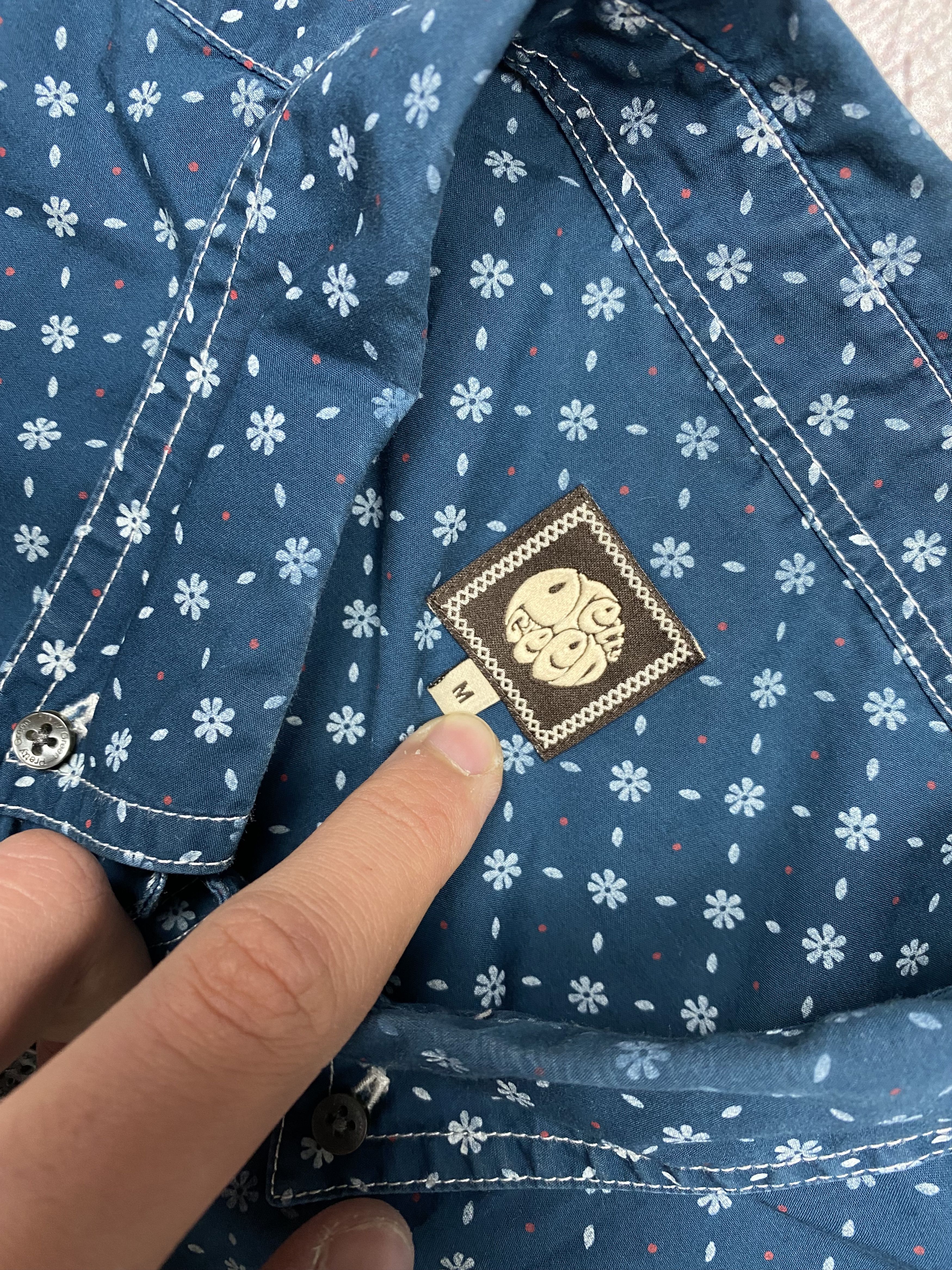 Pretty Green × Vintage Pretty Green Vintage Mens Long Sleeve Shirt Size US M / EU 48-50 / 2 - 4 Thumbnail