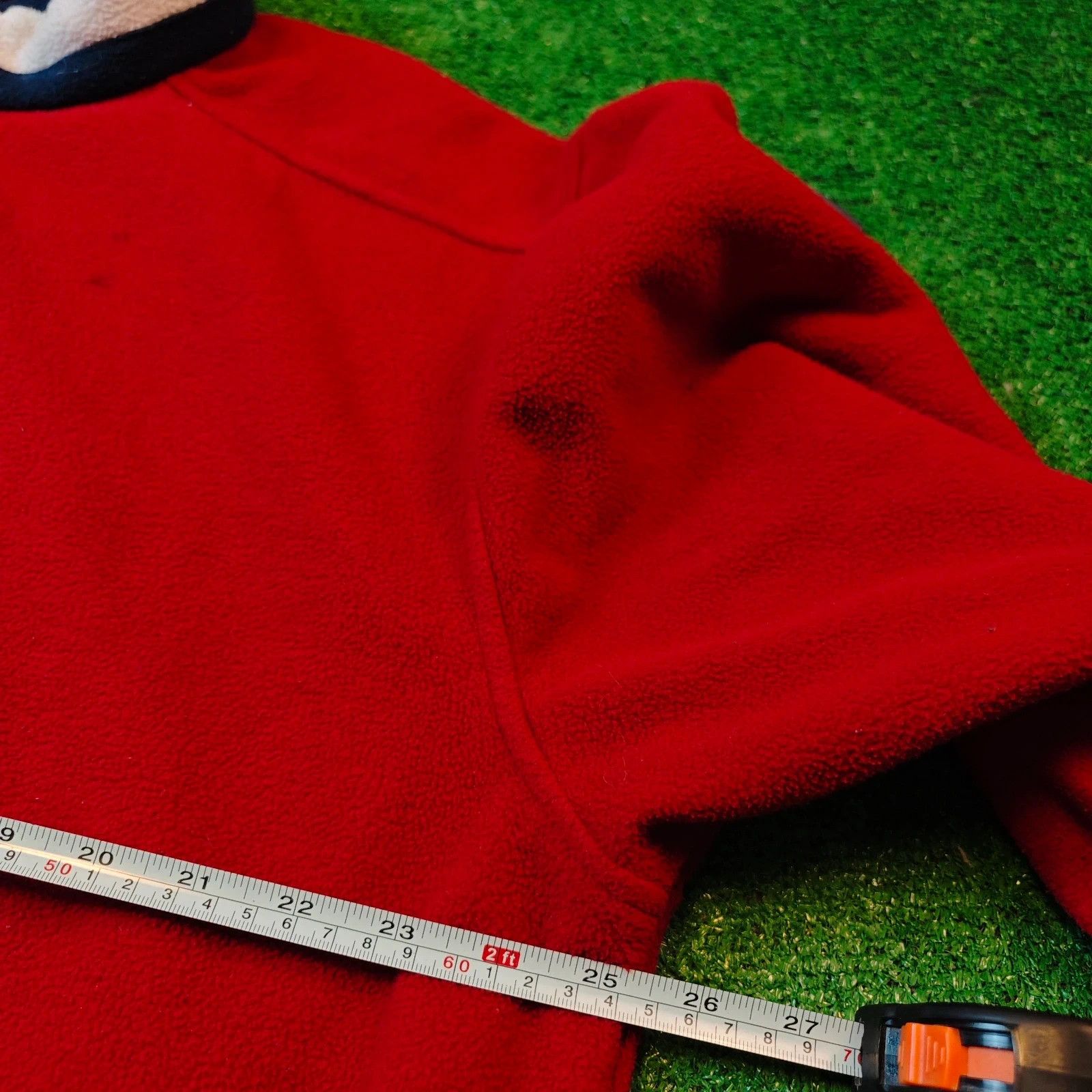 Tommy Hilfiger Vintage Tommy Hilfiger Sherpa Fleece Mens XL Red full zip Size US XL / EU 56 / 4 - 11 Thumbnail