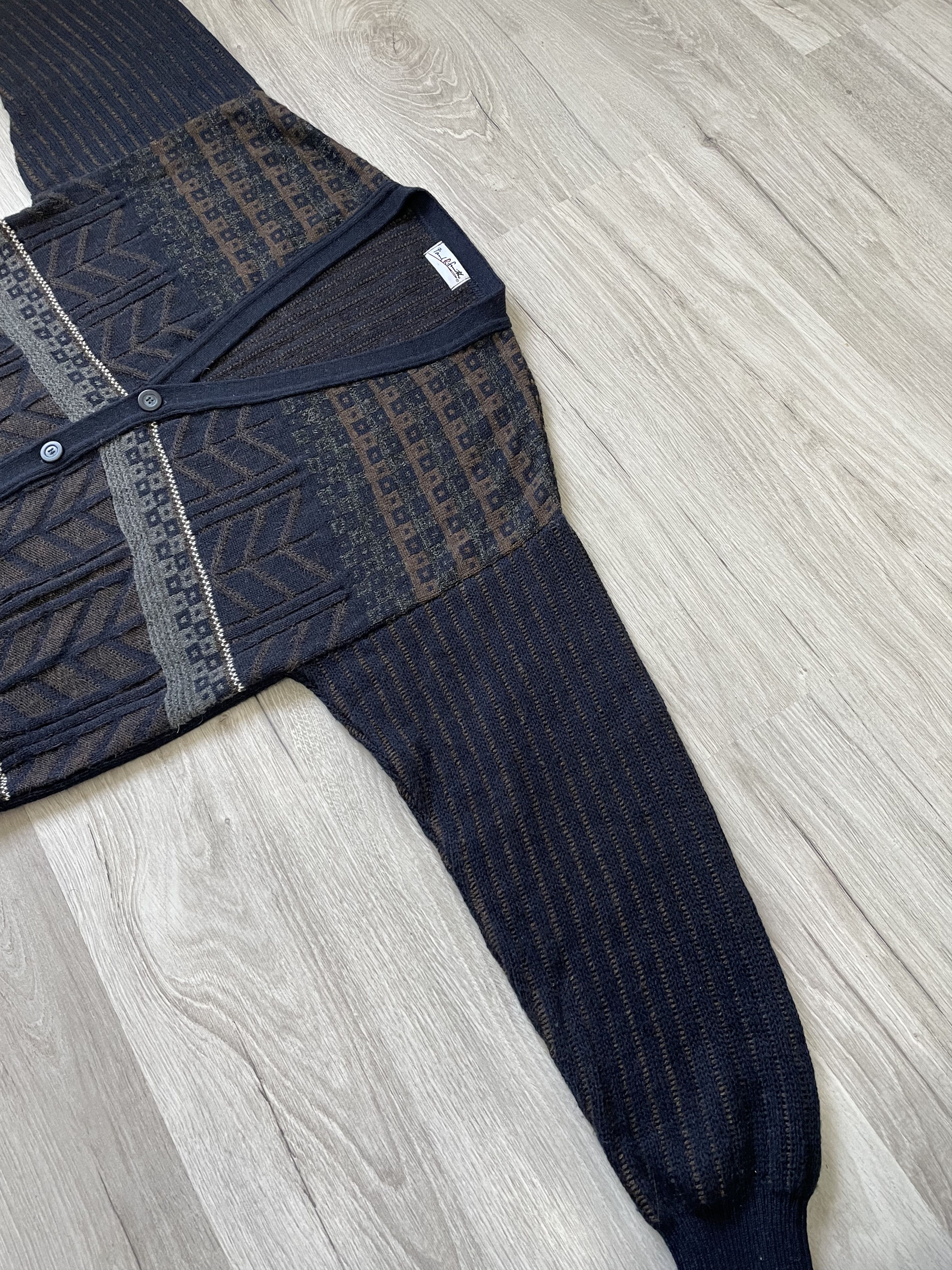 Paul Smith × Vintage MENS CASUAL RARE CARDIGAN PAUL SMITH Size US L / EU 52-54 / 3 - 9 Thumbnail